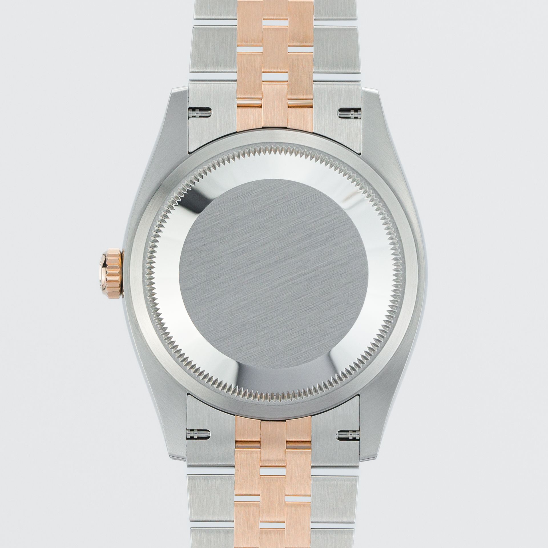 Datejust 36 Everose Gold & Steel Mother of Pearl Diamond Dial - Image 3