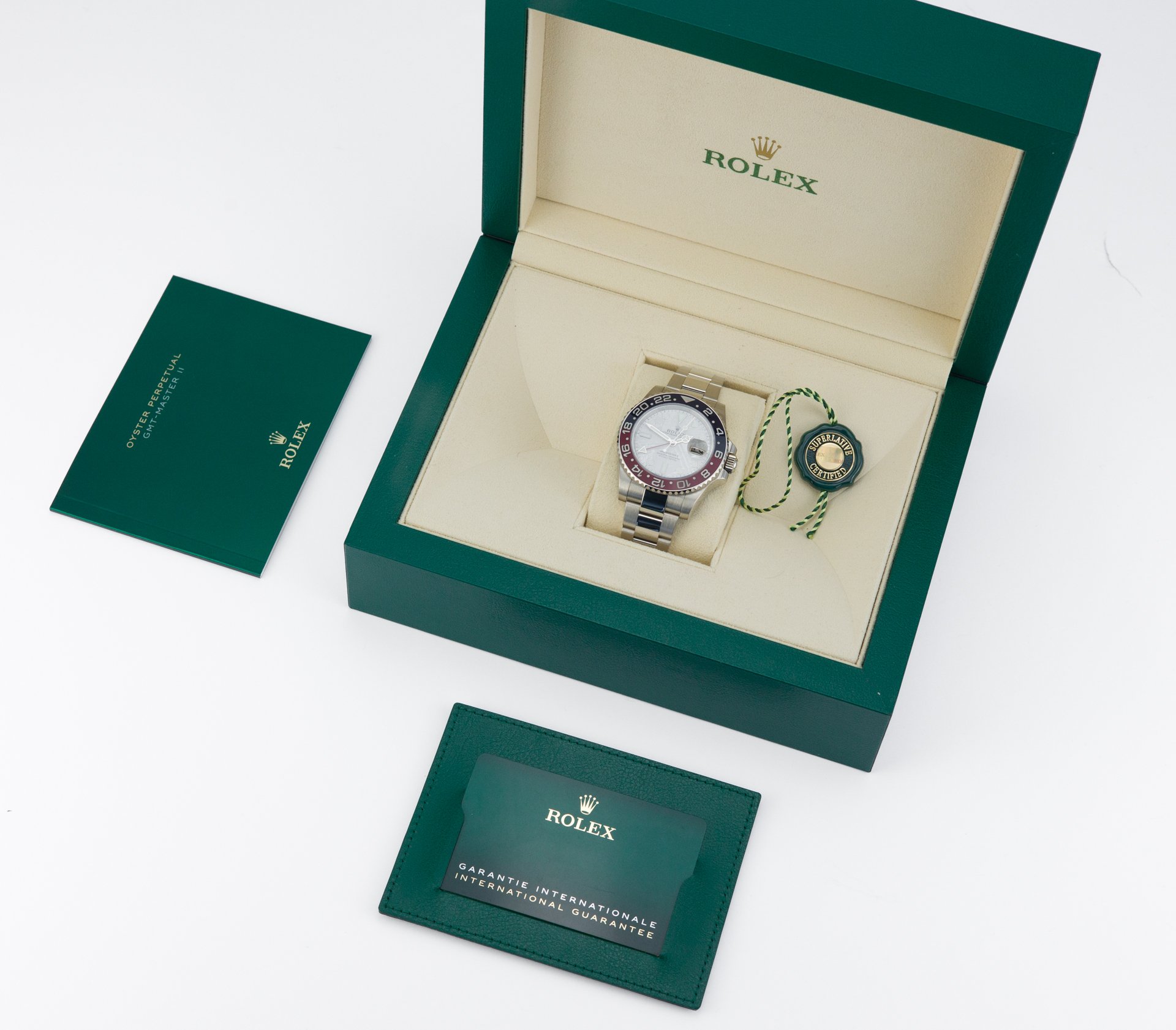 Rolex GMT-Master II 'Pepsi' Meteorite Dial White Gold - Image 2