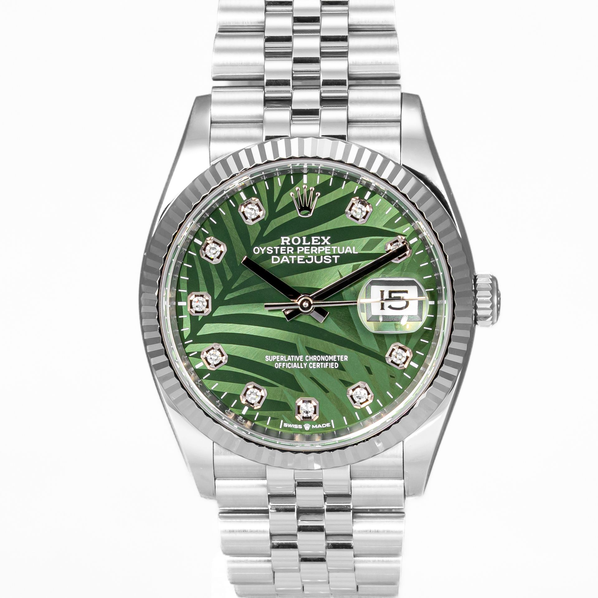 Datejust 36 Palm Diamond Dial Jubilee - Image 1