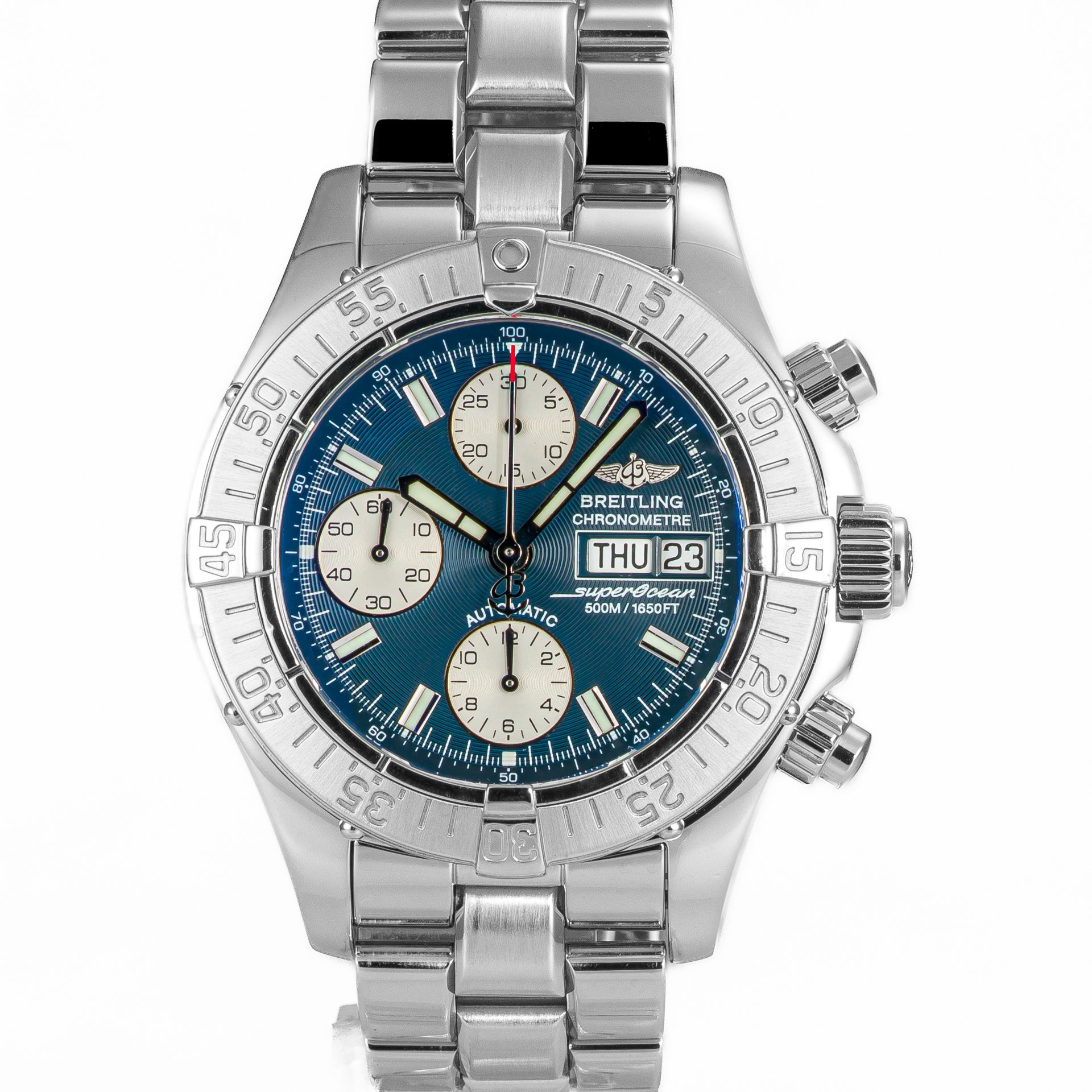 Breitling Superocean Chronograph 42mm Blue Dial