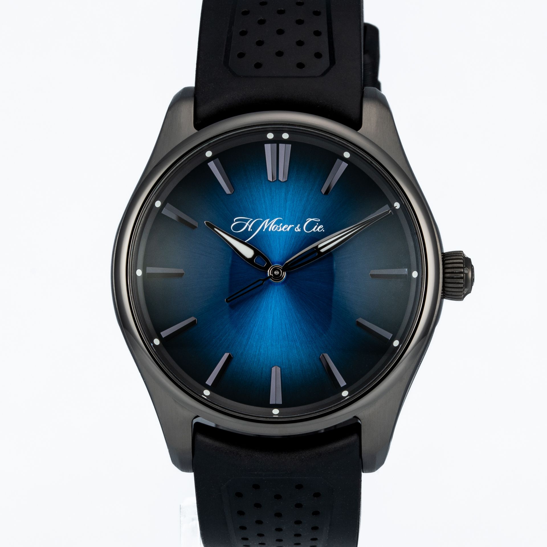 H. Moser & Cie Pioneer Centre Seconds 42.8mm Funky Blue Black Limited Edition - Image 1