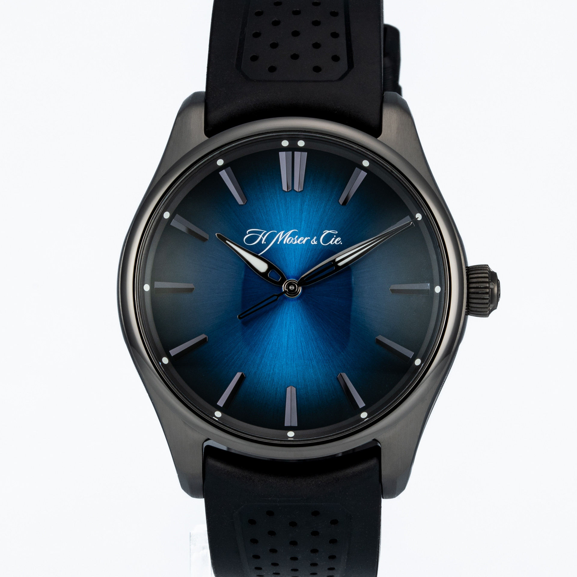 H. Moser & Cie Pioneer Centre Seconds 42.8mm Funky Blue Black Limited Edition - Image 1