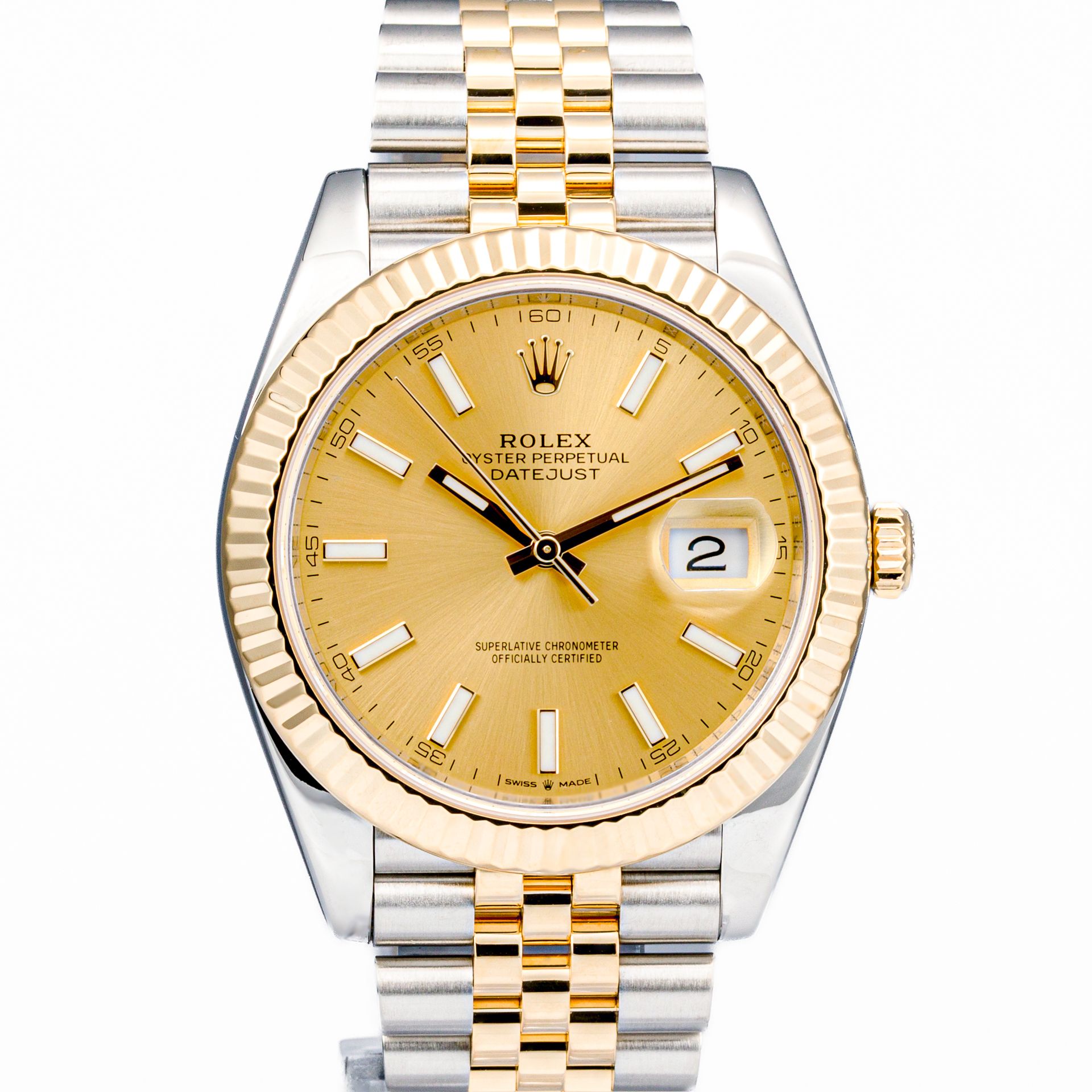Datejust 41 Champagne Dial on Jubilee - Image 1