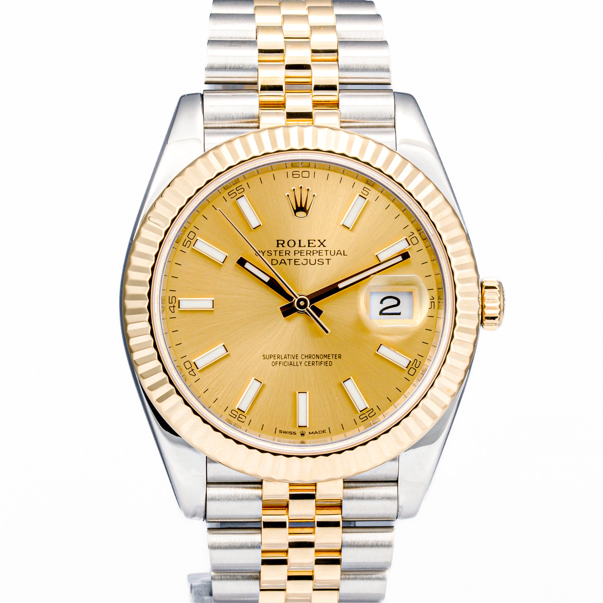Rolex Datejust 41 Champagne Dial on Jubilee