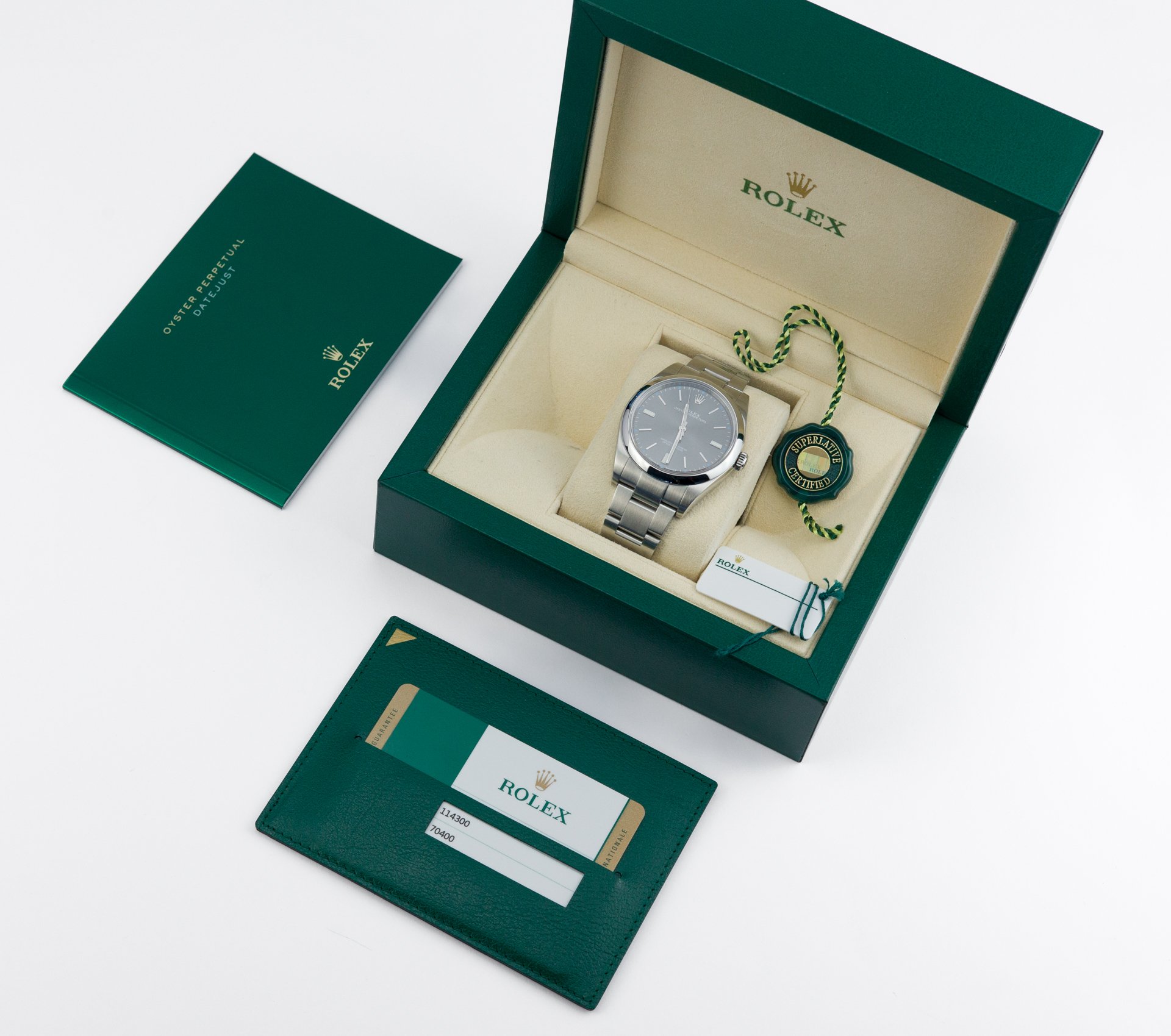 Rolex Oyster Perpetual Dark Rhodium Dial - Image 2