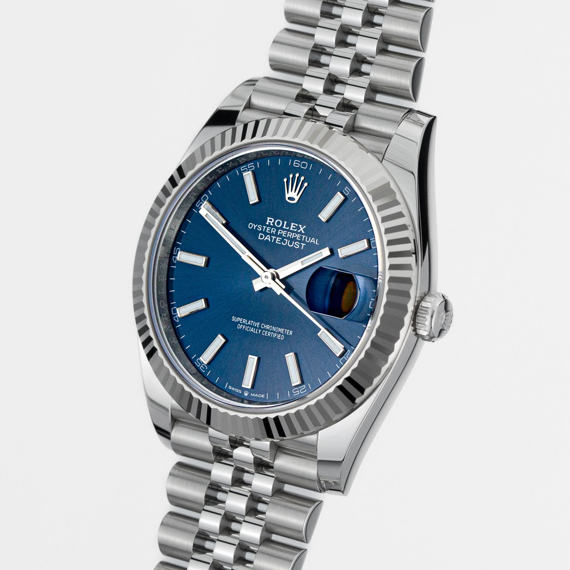 Datejust 41 Bright Blue Dial Jubilee Bracelet - Image 6