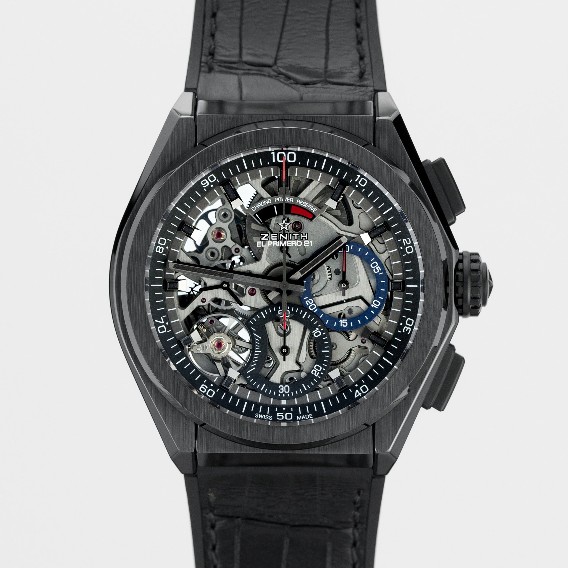Zenith Defy 21 El Primero Chronograph Ceramic Skeleton