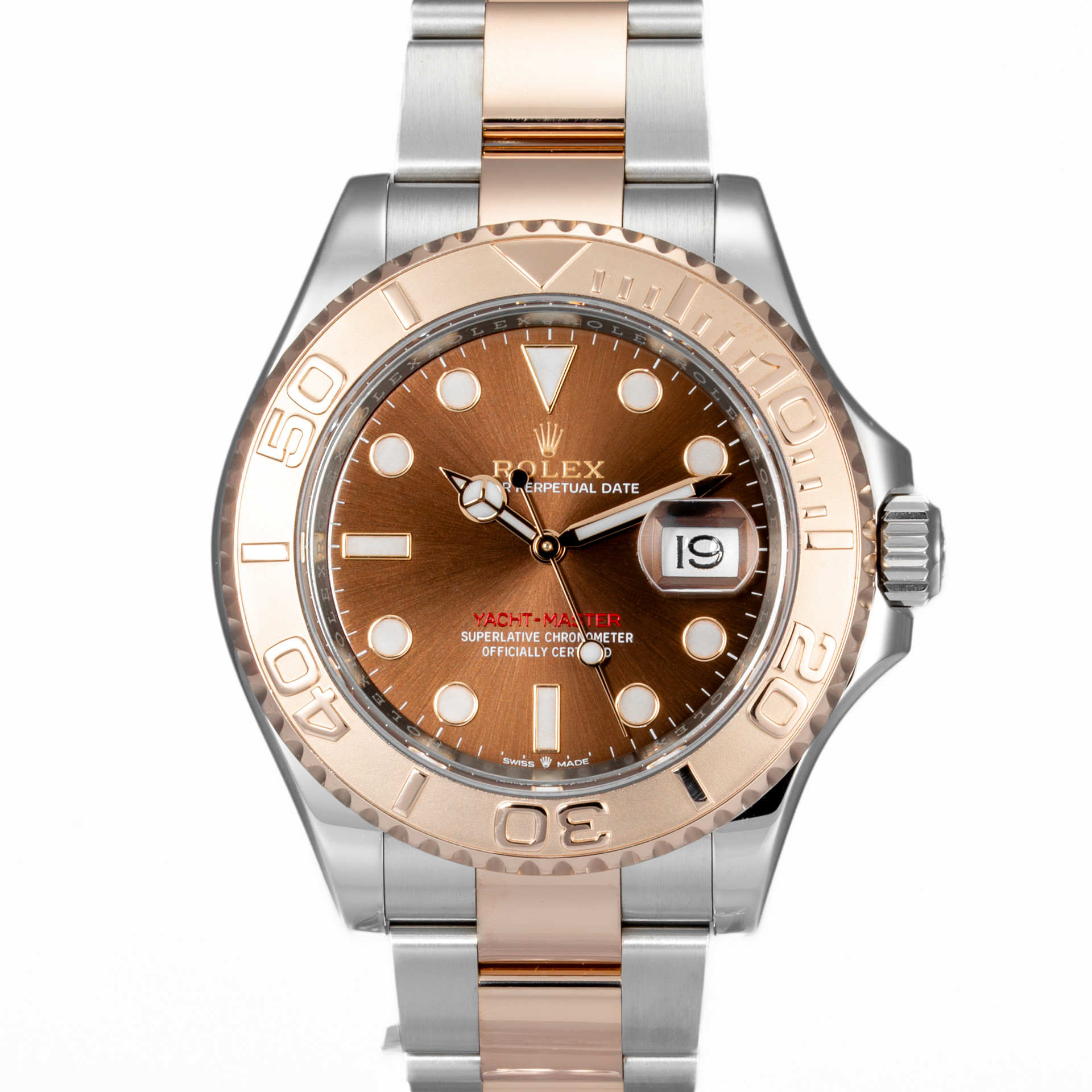 Yacht-Master 40mm Oystersteel and Everose gold Chocolate Dial - Image 1