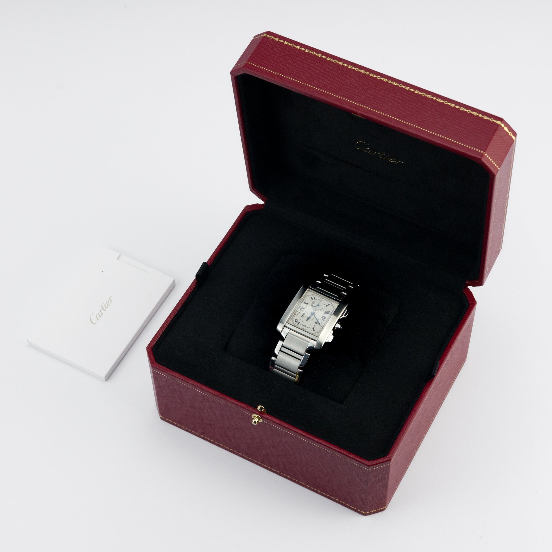 Cartier Tank Francaise Chronoflex White Dial Quartz - Image 2