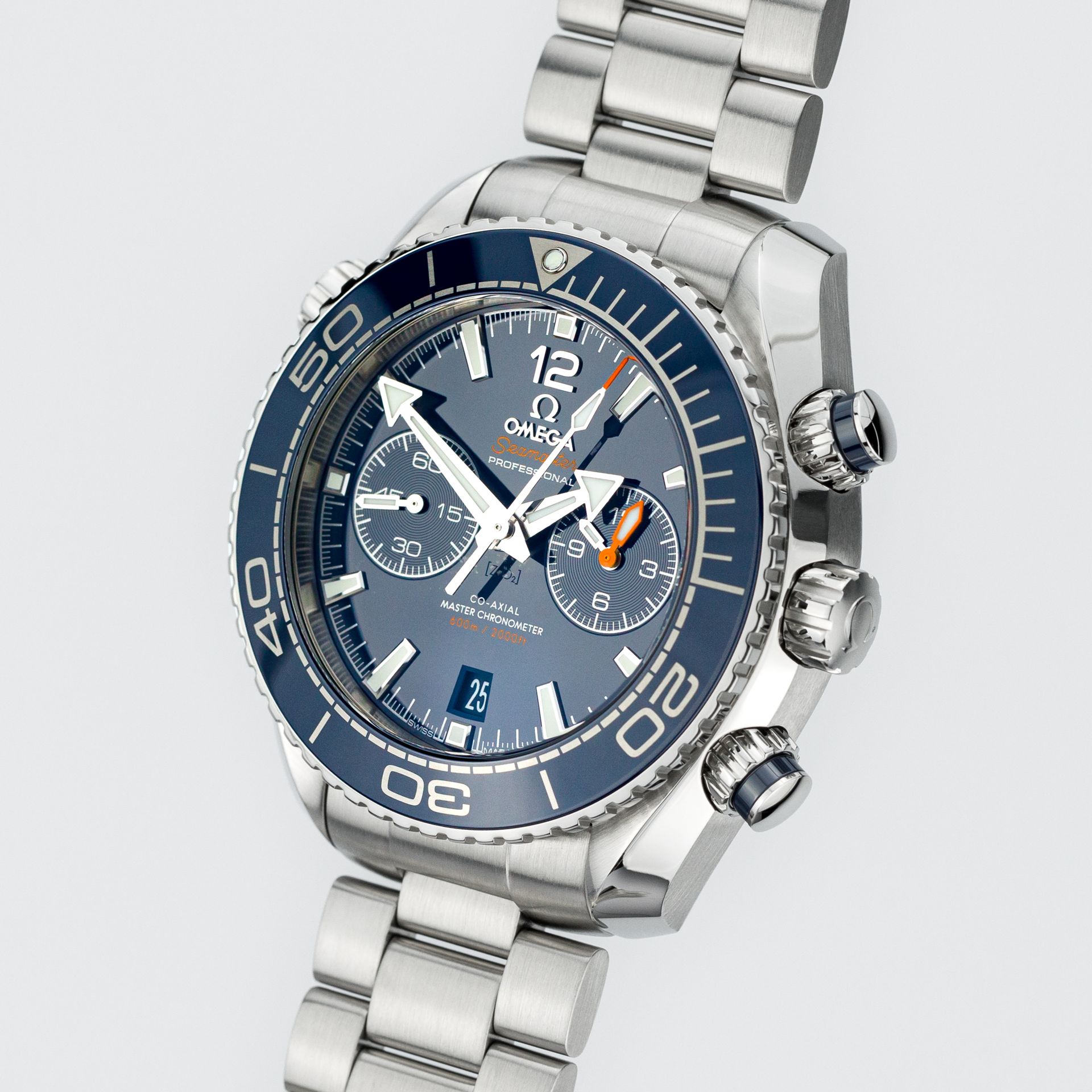 Planet Ocean 600M Chronograph 45.5mm Blue - Image 6