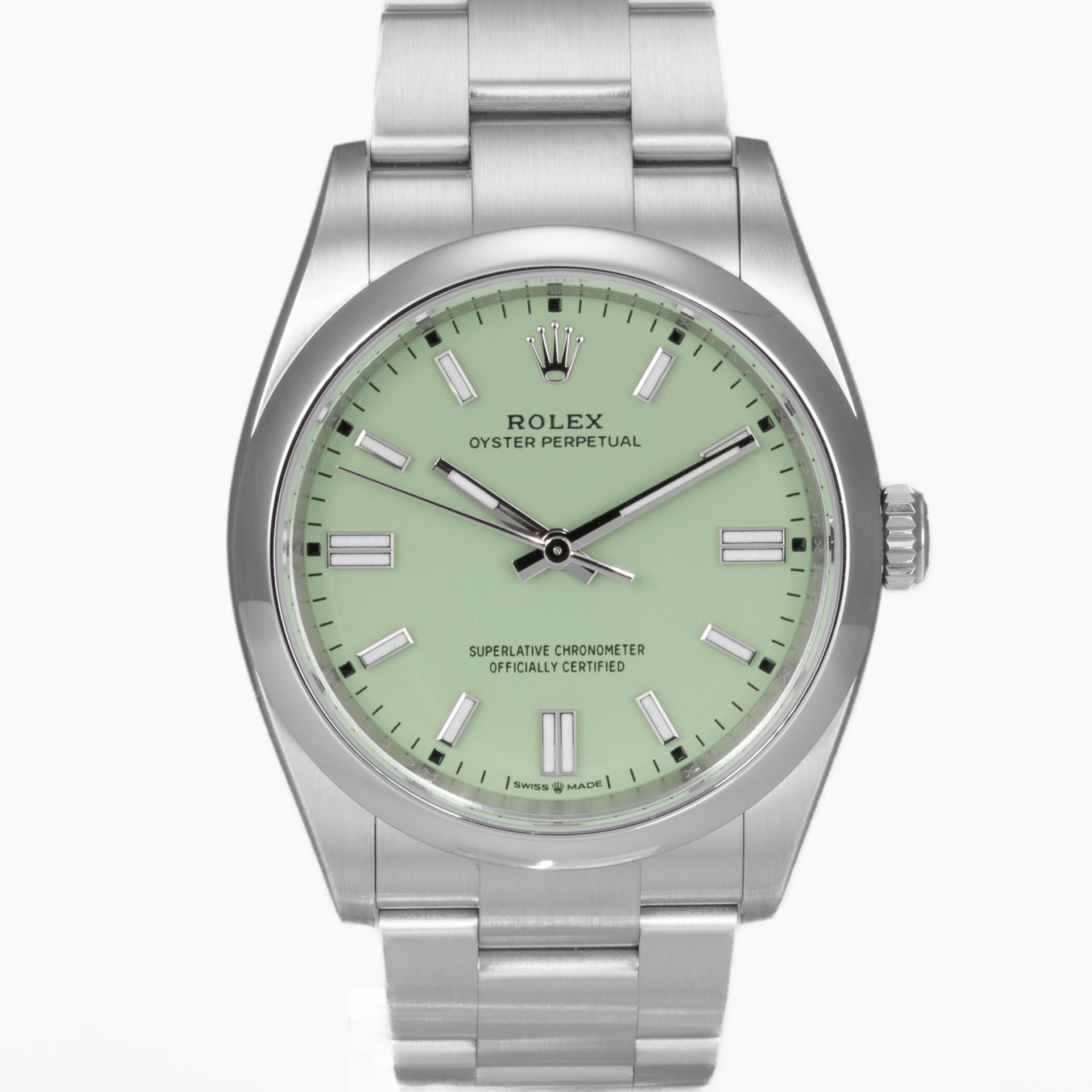 Rolex Oyster Perpetual 36 Pistachio Dial