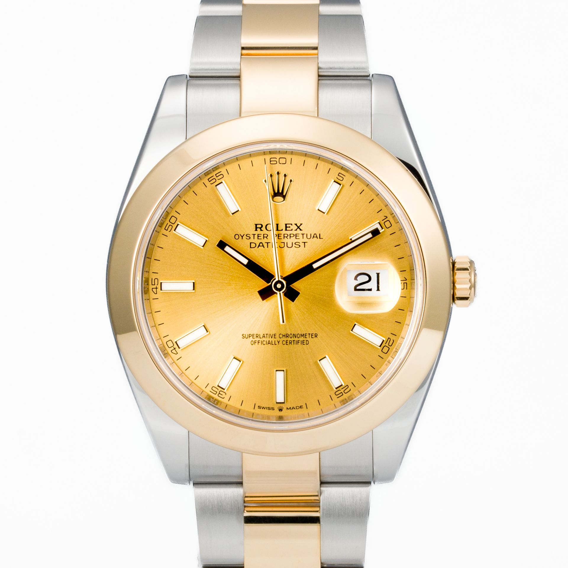 Datejust 41 Steel & Yellow Gold Champagne Dial - Image 1