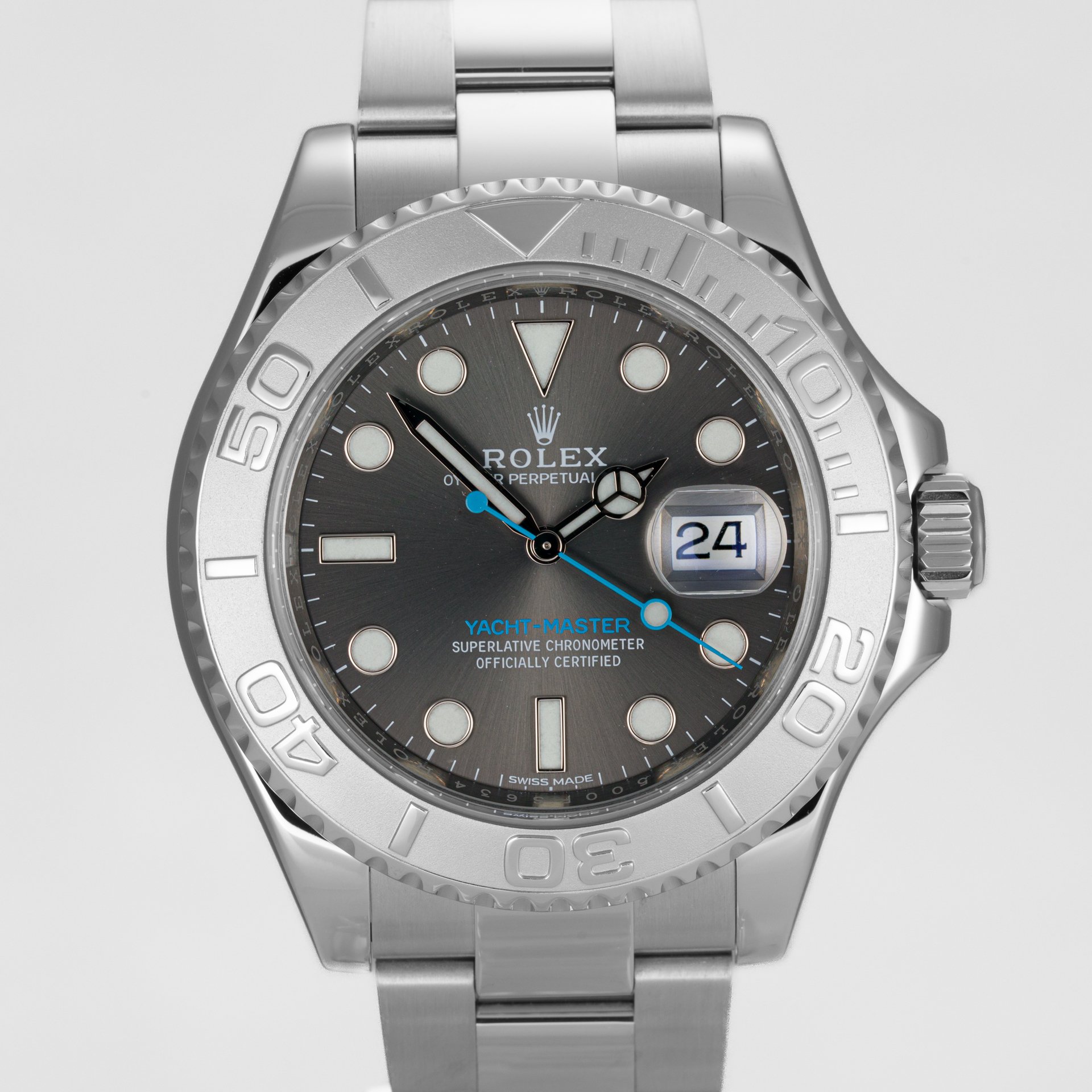Rolex Yacht-Master Rolesiuum Dark Rhodium Dial