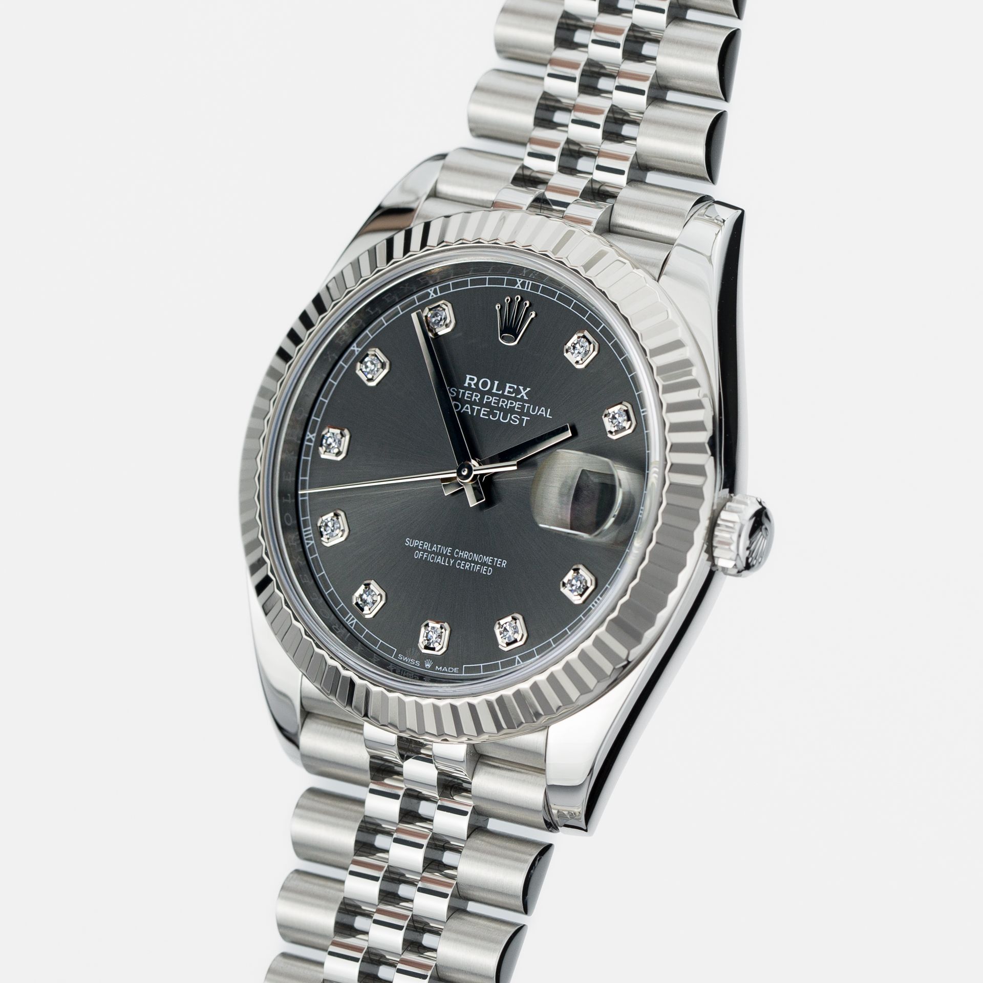 Datejust 41 Dark Rhodium Diamond Dial - Image 5