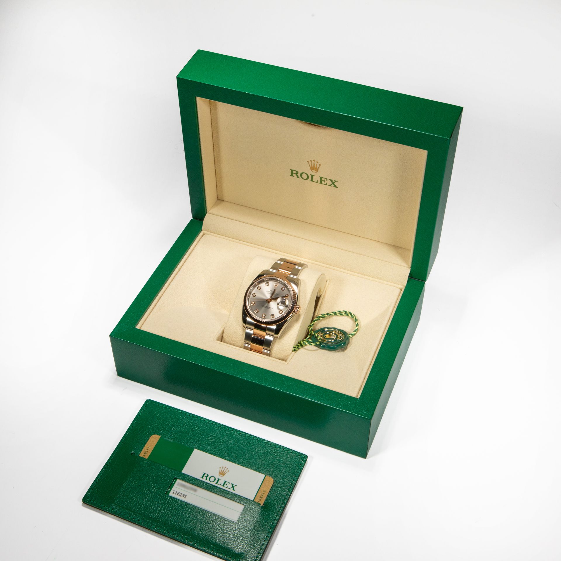 Datejust 36 Everose Rolesor Grey Diamond Dial - Image 2