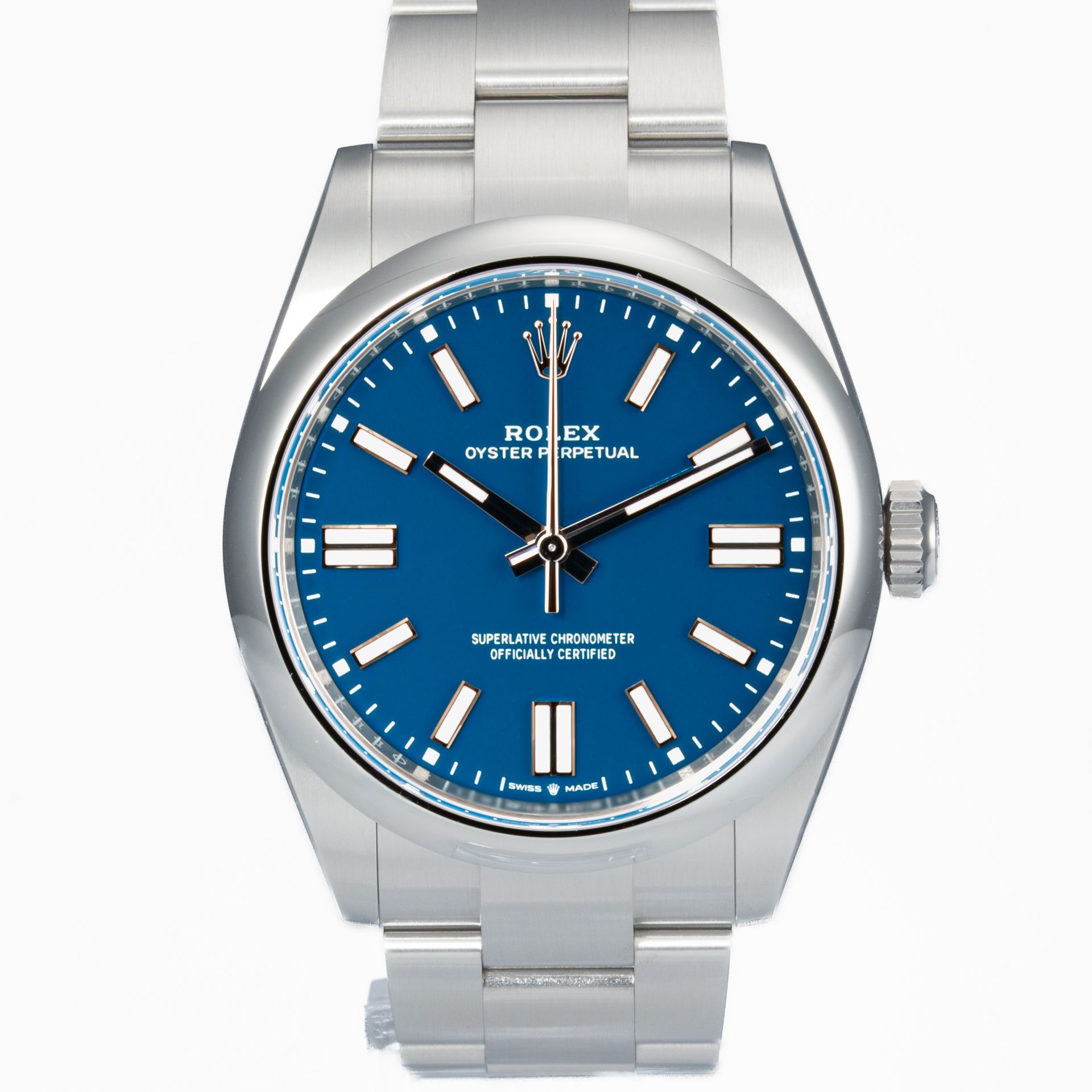 Oyster Perpetual 41mm Med Blue - Image 1