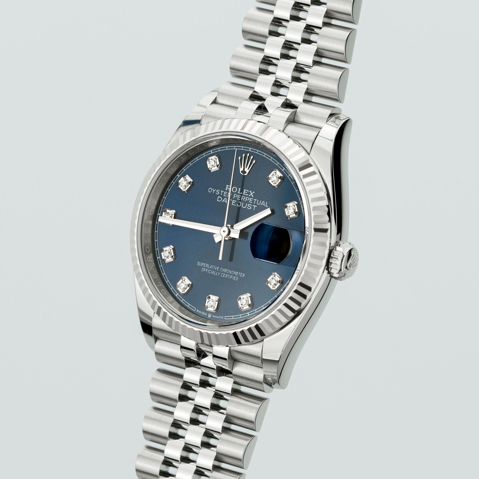 Datejust 36mm Blue Diamond Dial on Jubilee - Image 5