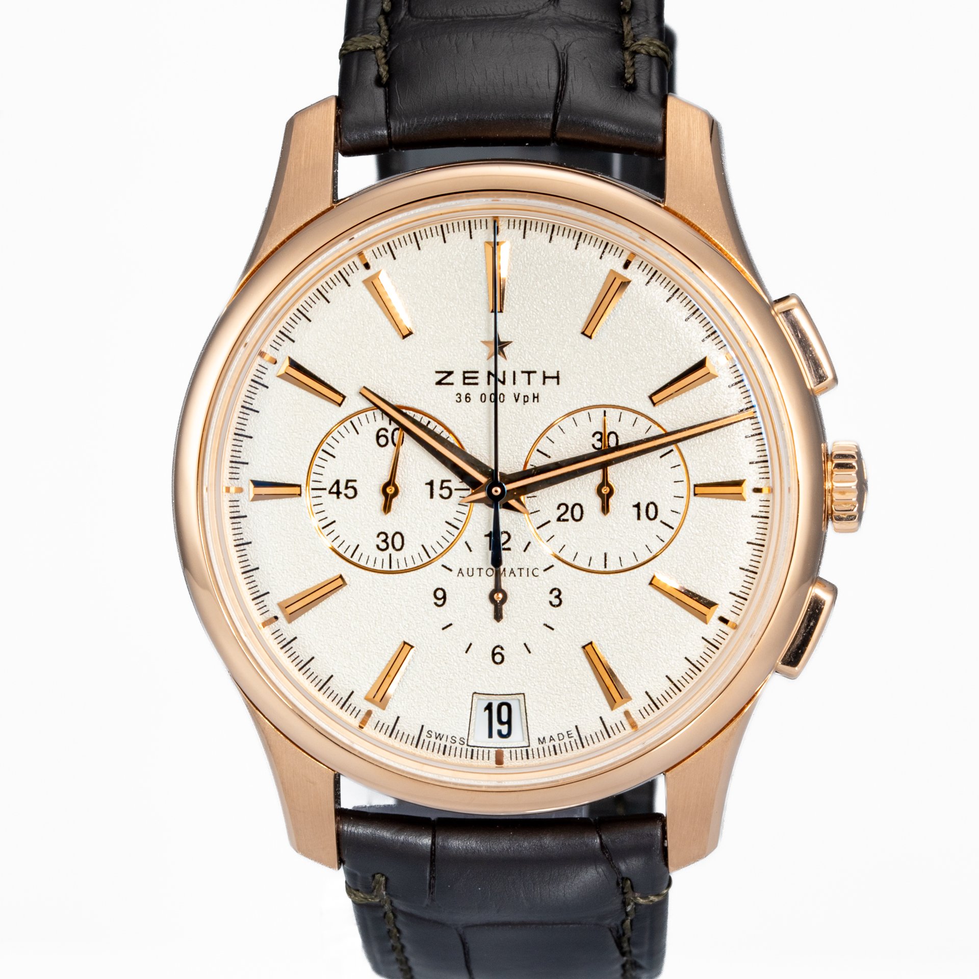 Zenith El Primero Captain Chronograph 18 Rose Gold Limited Edition