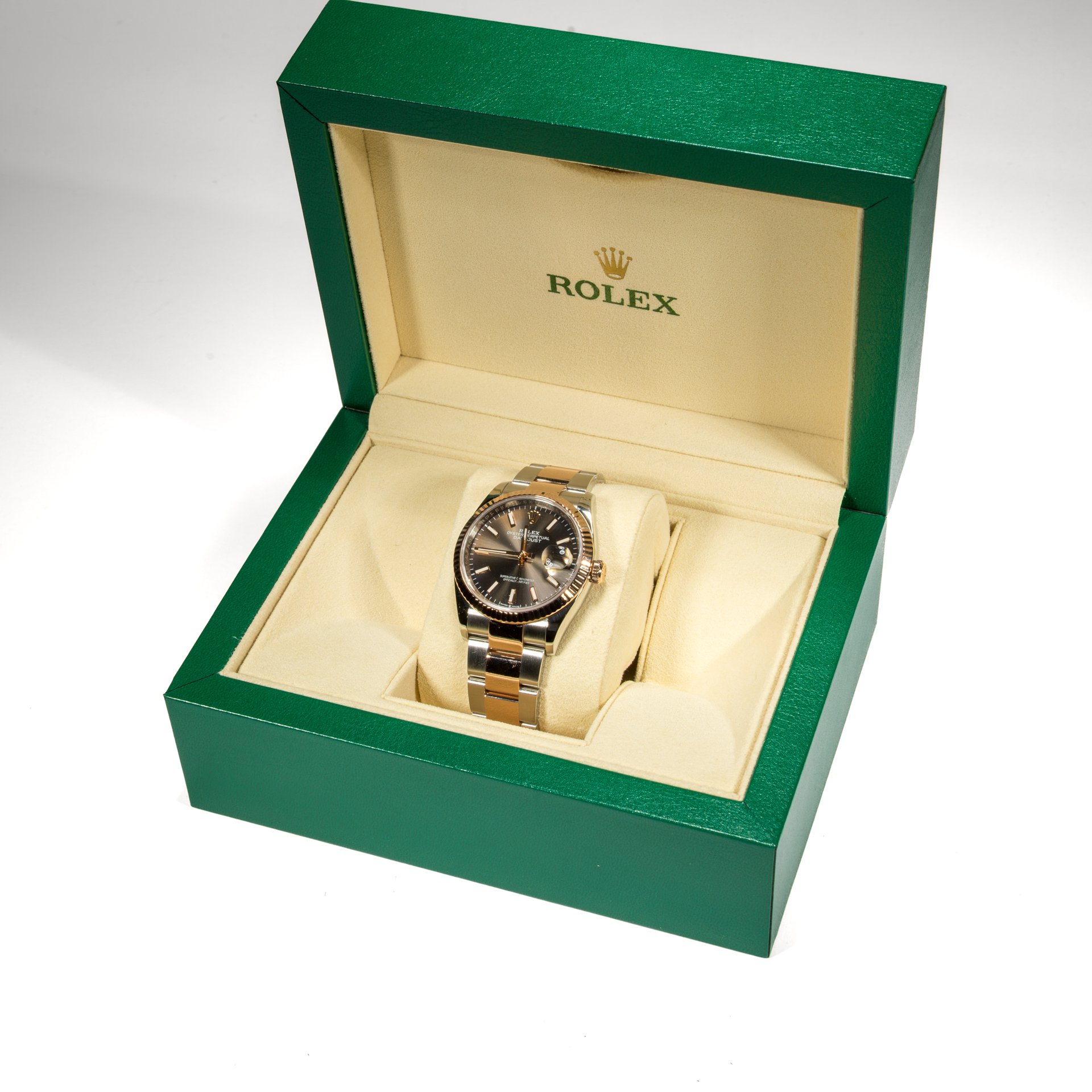 Rolex Datejust 36 Steel & Rose Gold Slate Dial - Image 2