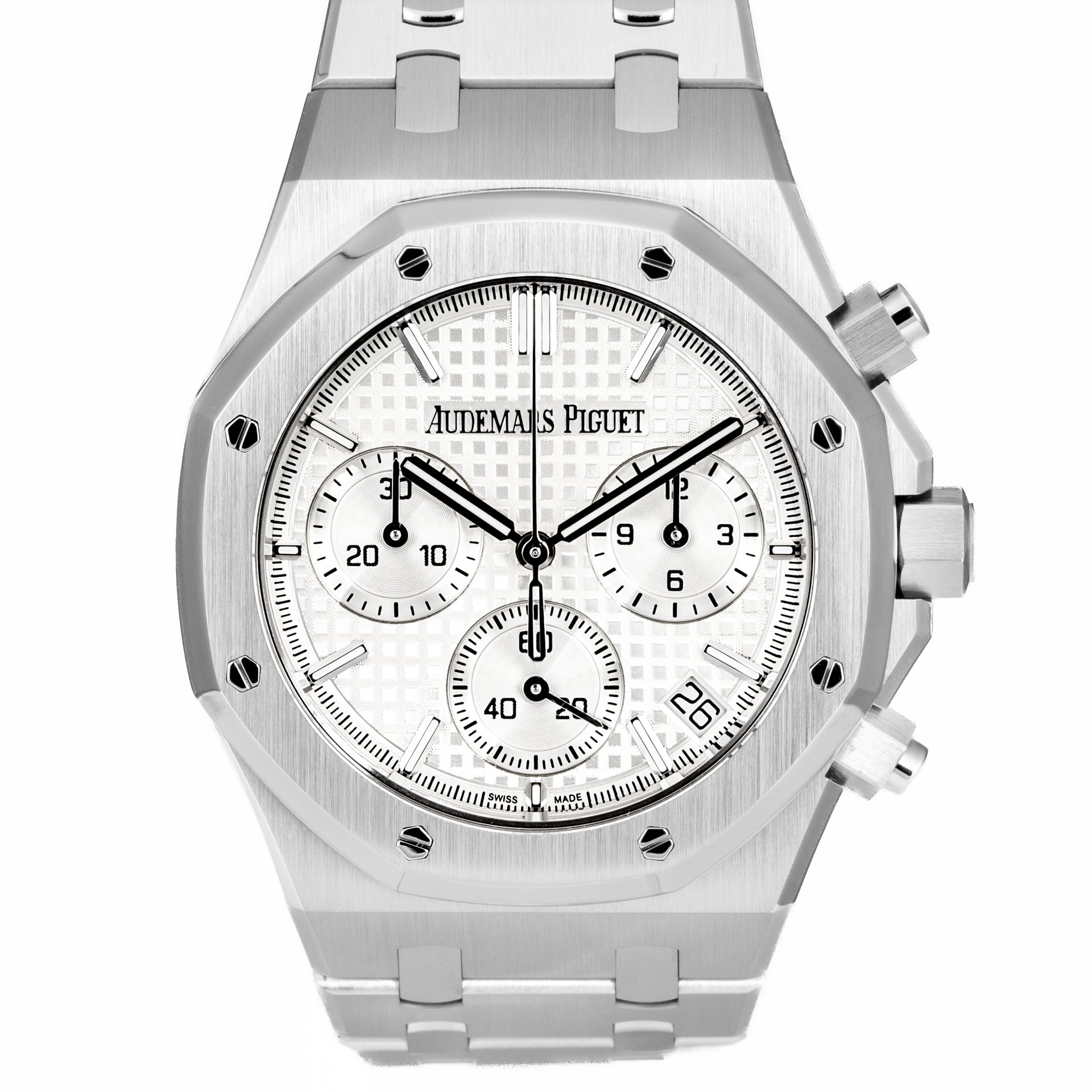 Audemars Piguet Royal Oak Chronograph '50th Anniversary' White Dial