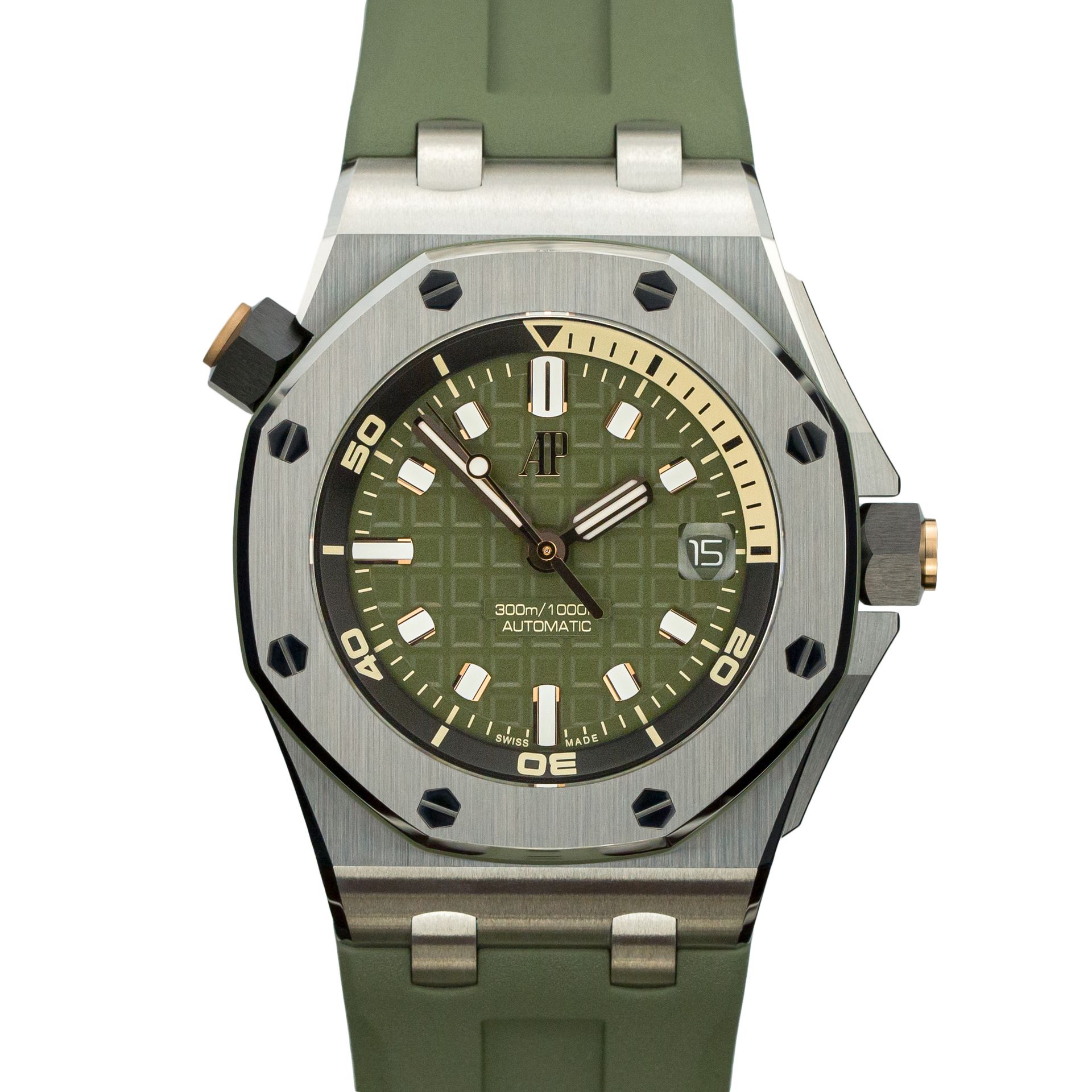 Royal Oak Offshore Diver Khaki Green Dial - Image 1