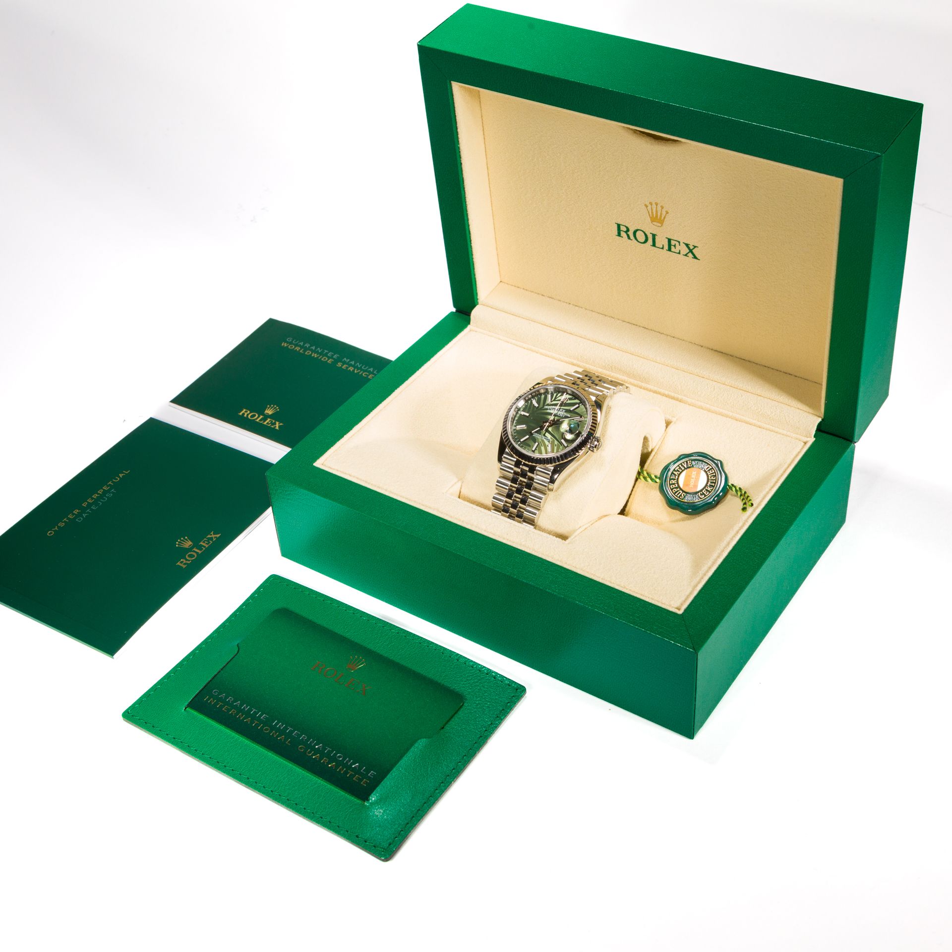 Datejust 36 Green Palm Motif Dial - Image 2