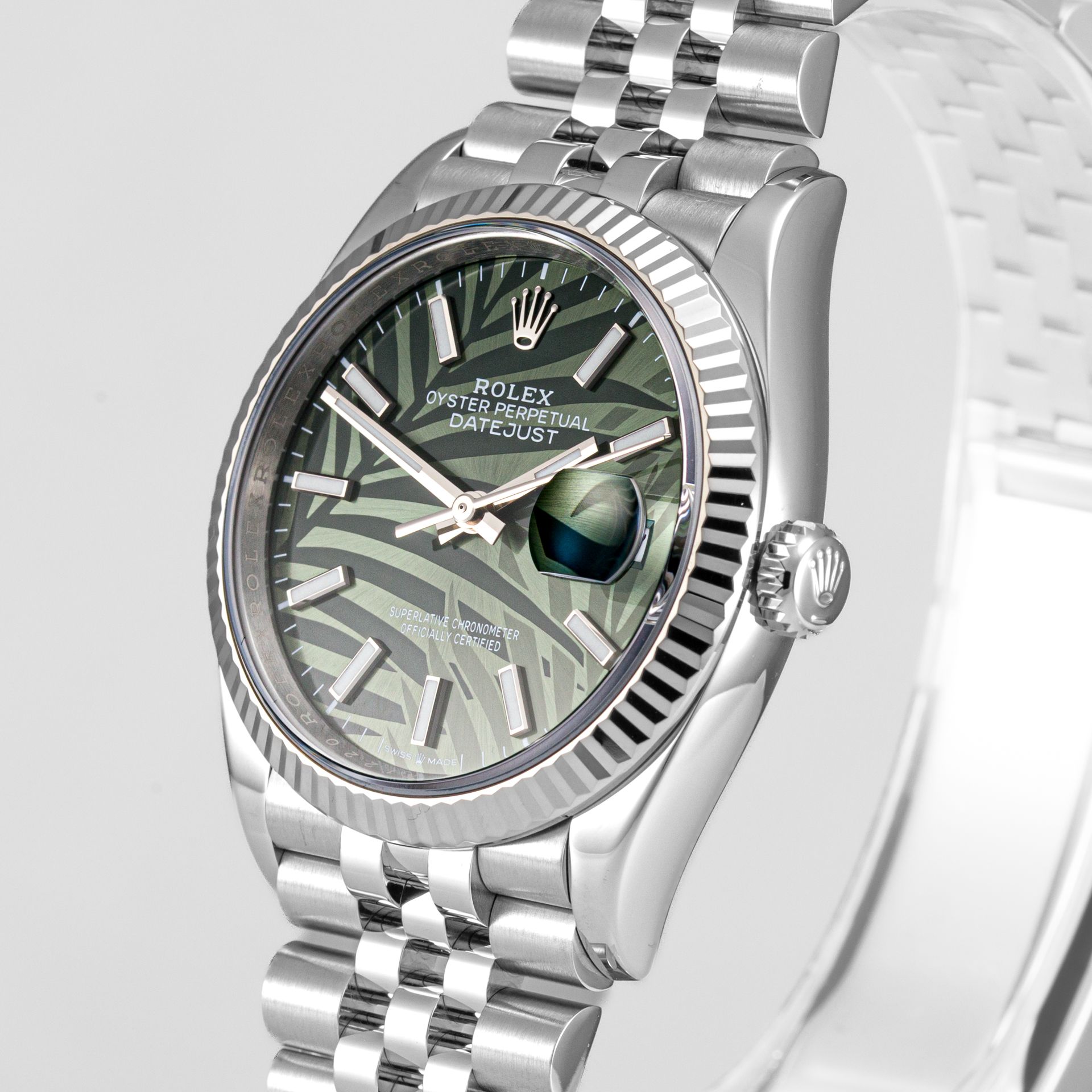 Datejust 36 Green Palm Motif Dial - Image 6