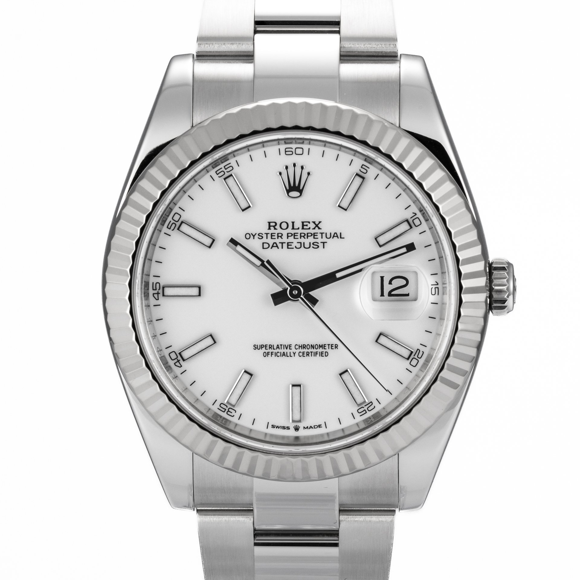 Datejust 41 White Dial - 126334