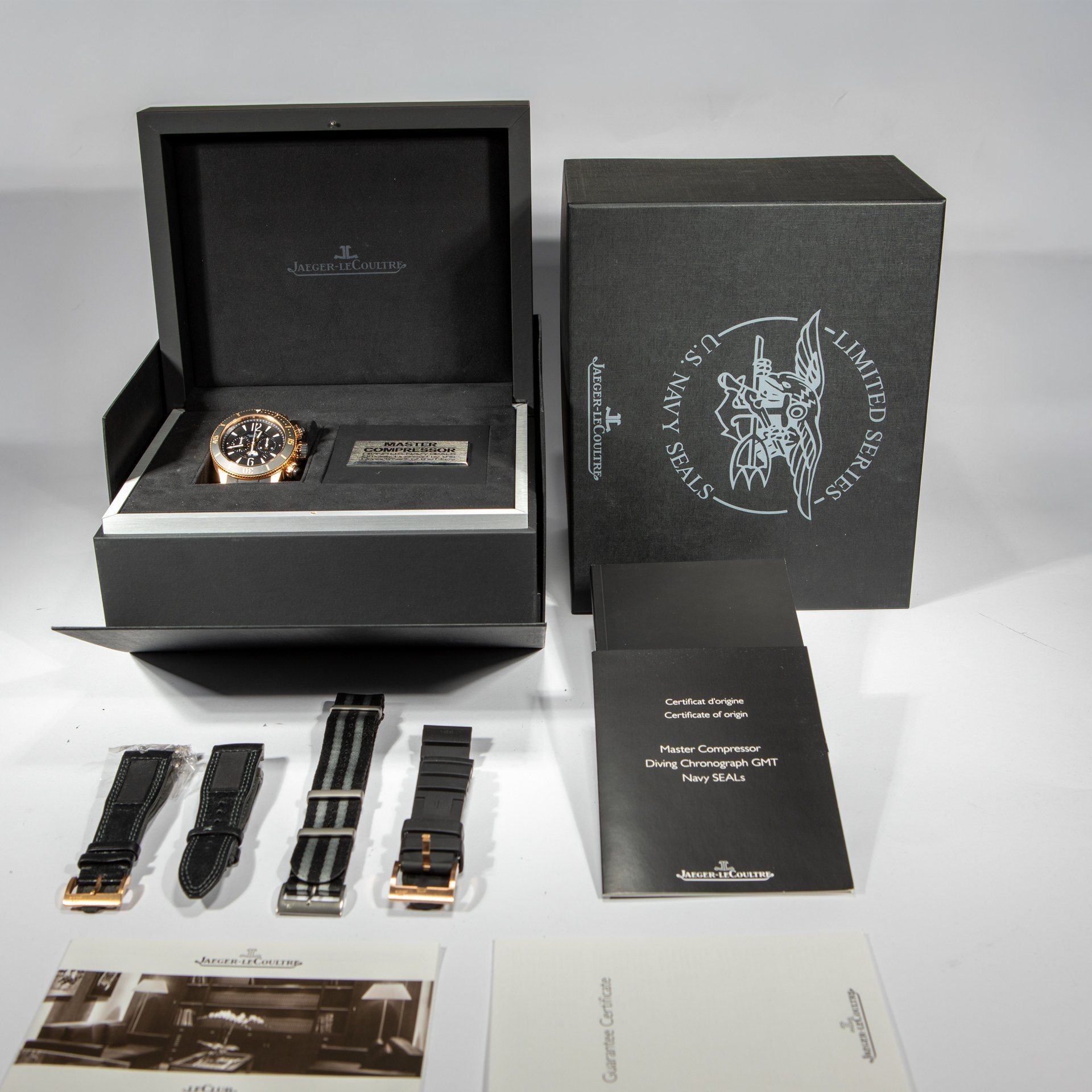 Jaeger-LeCoultre Master Compressor Diving Chronograph GMT Navy Seals Rose Gold - Image 2