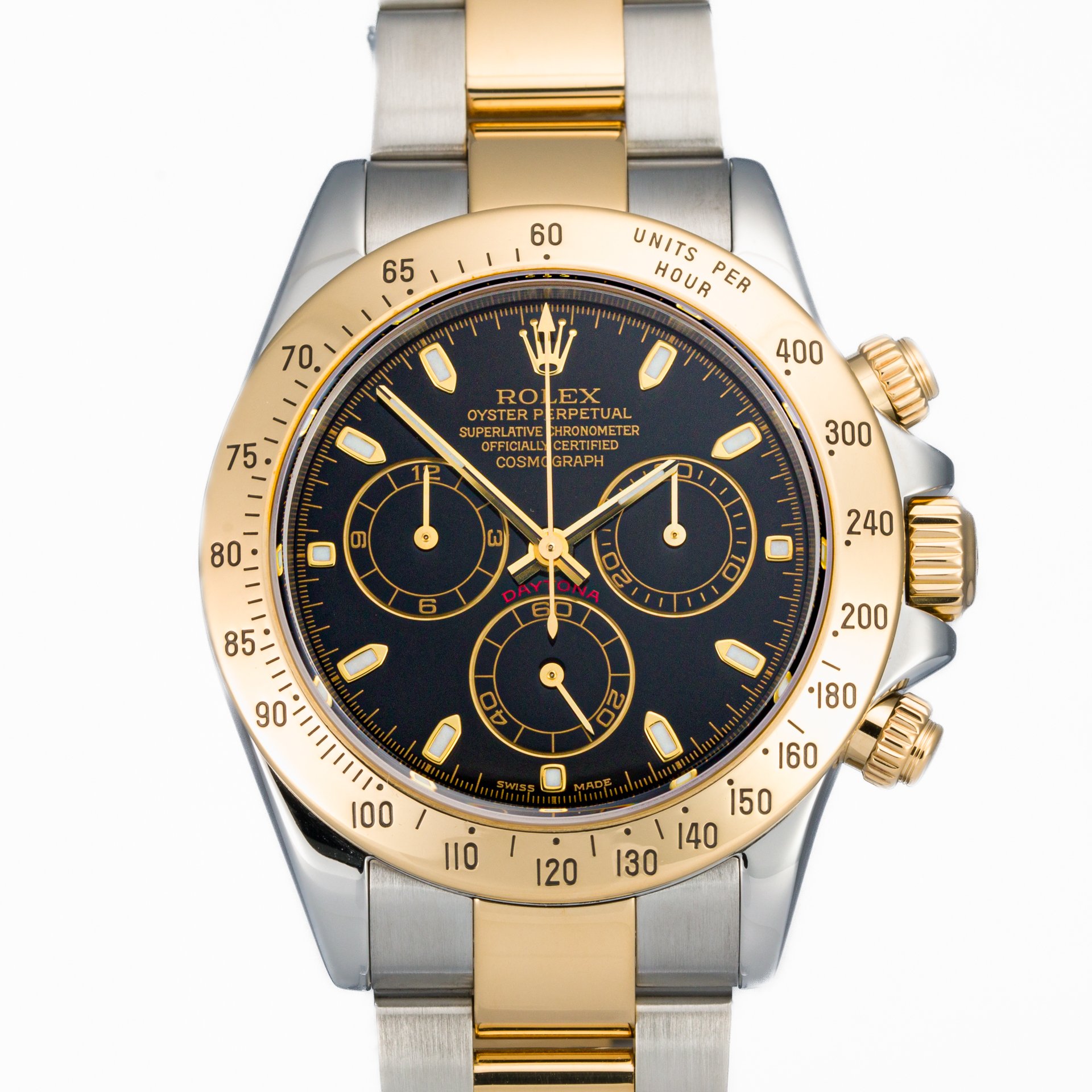 Cosmograph Daytona Steel&Yellow Gold Black Dial - 116523