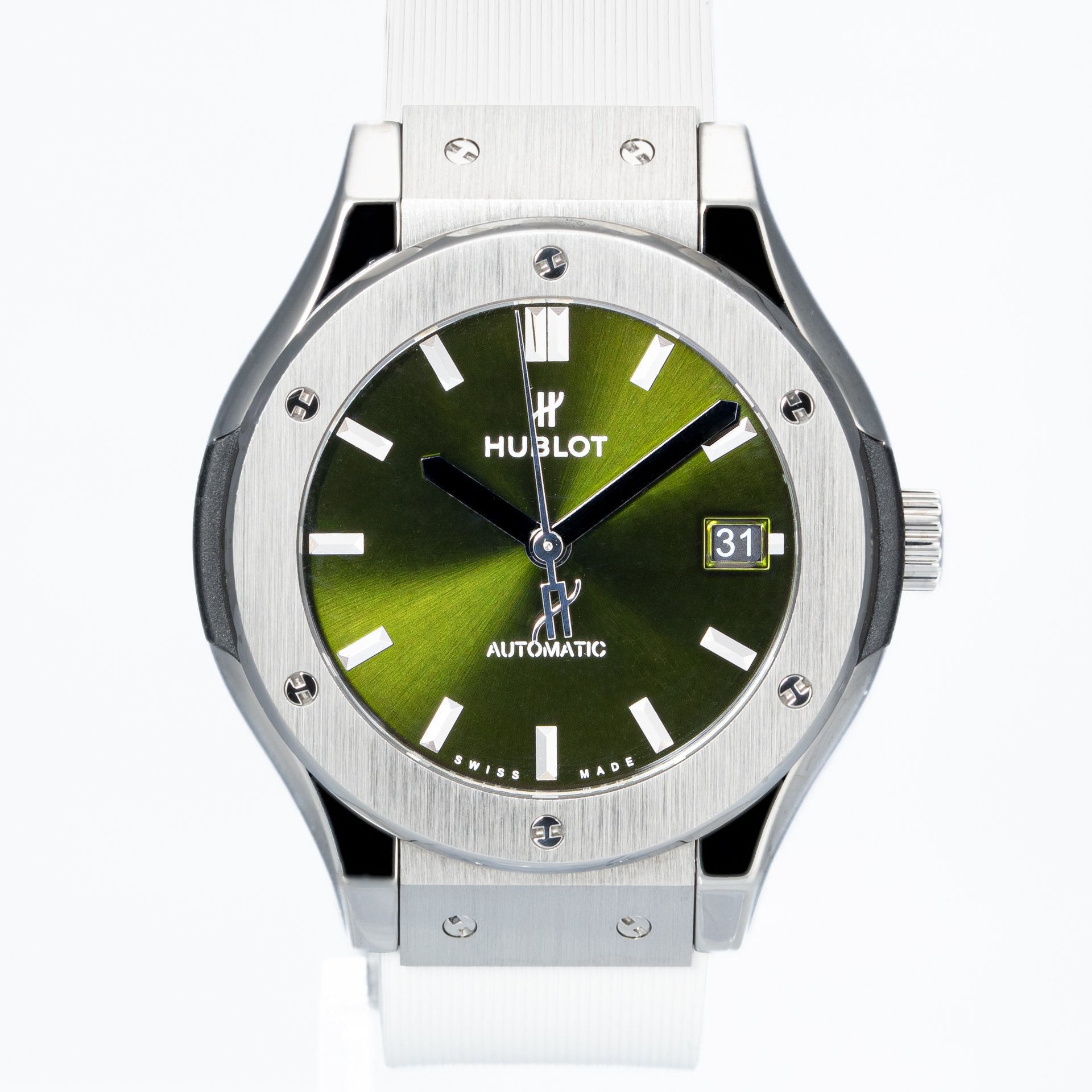 Hublot Classic Fusion Titanium 38 mm Olive green
