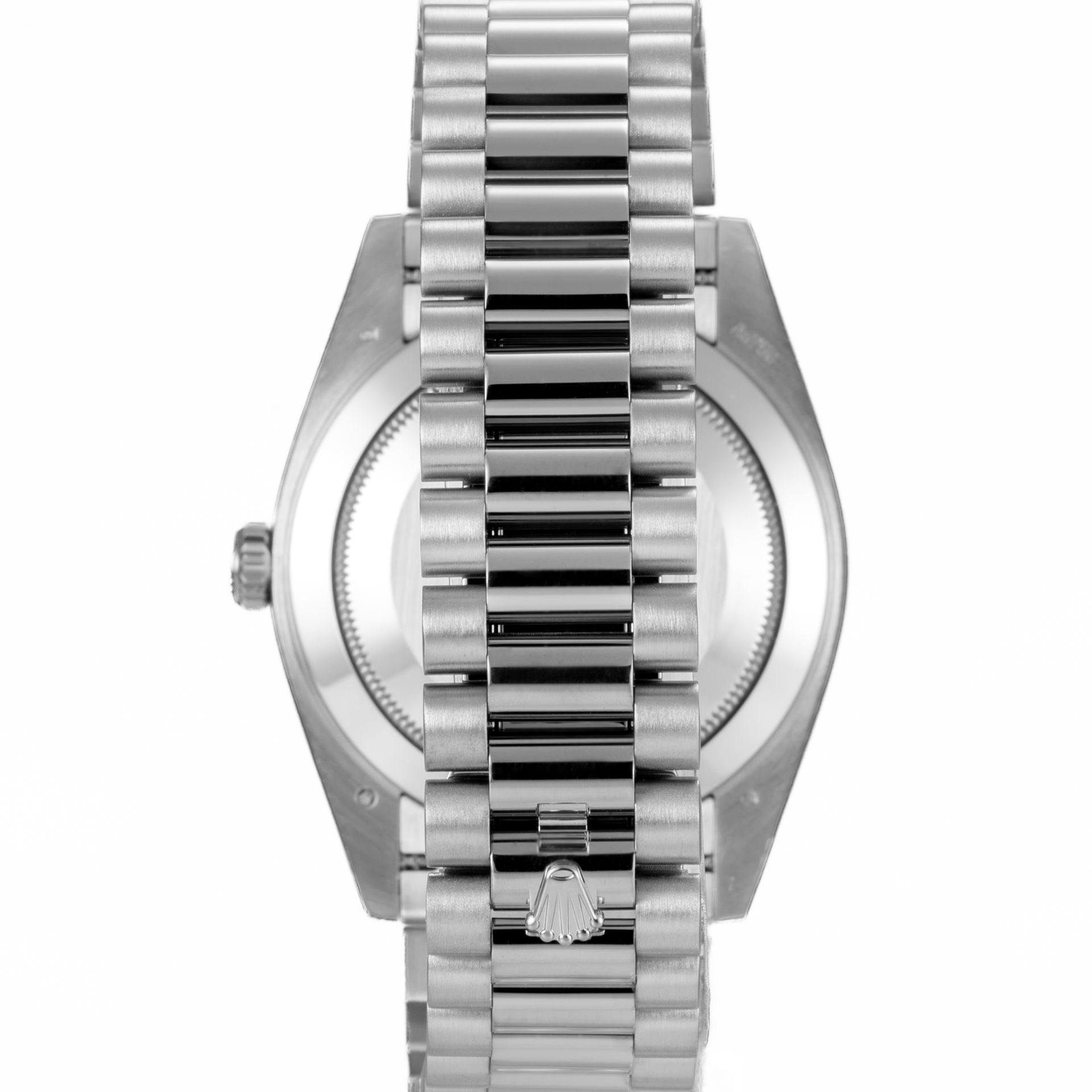 Day-Date 'President' Meteorite Baguette Diamond Dial White Gold - Image 6