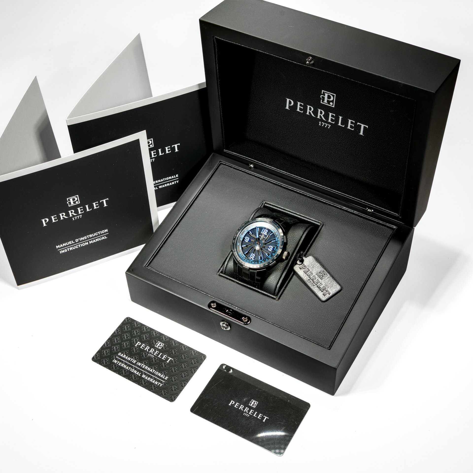 Perrelet Turbine Pilot 48mm Blue Dial - Image 2