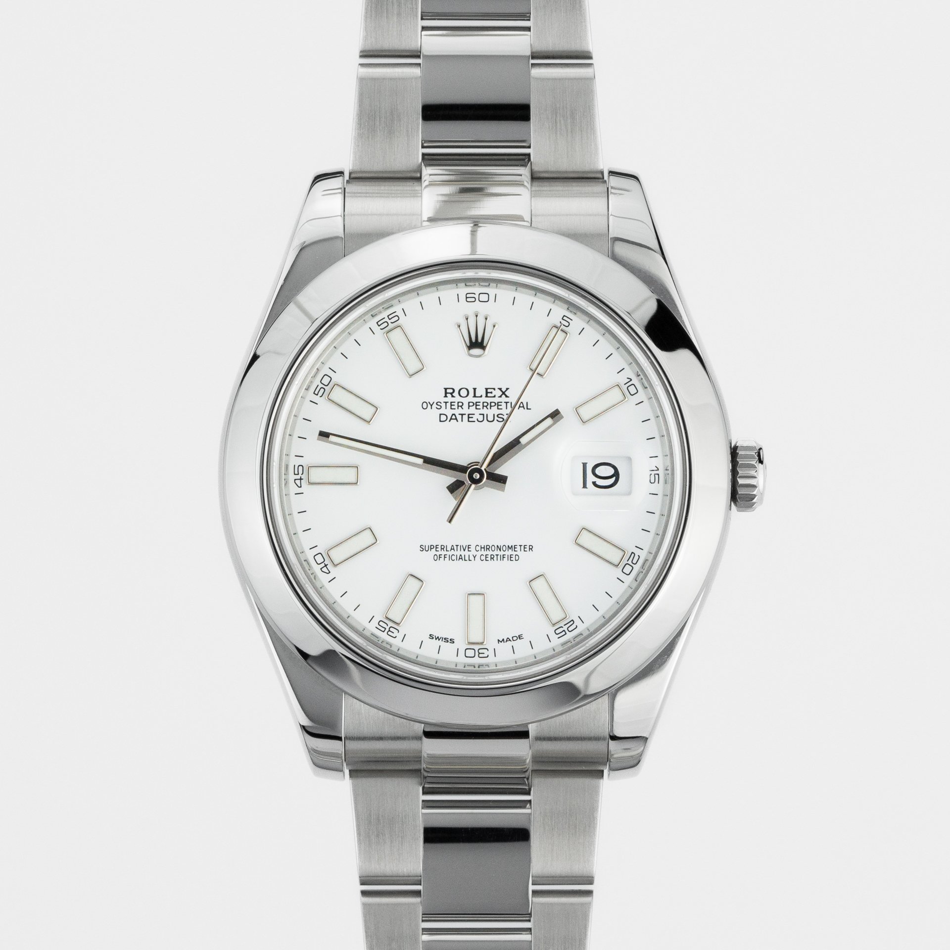 Datejust II 41 White dial - 116300-0003