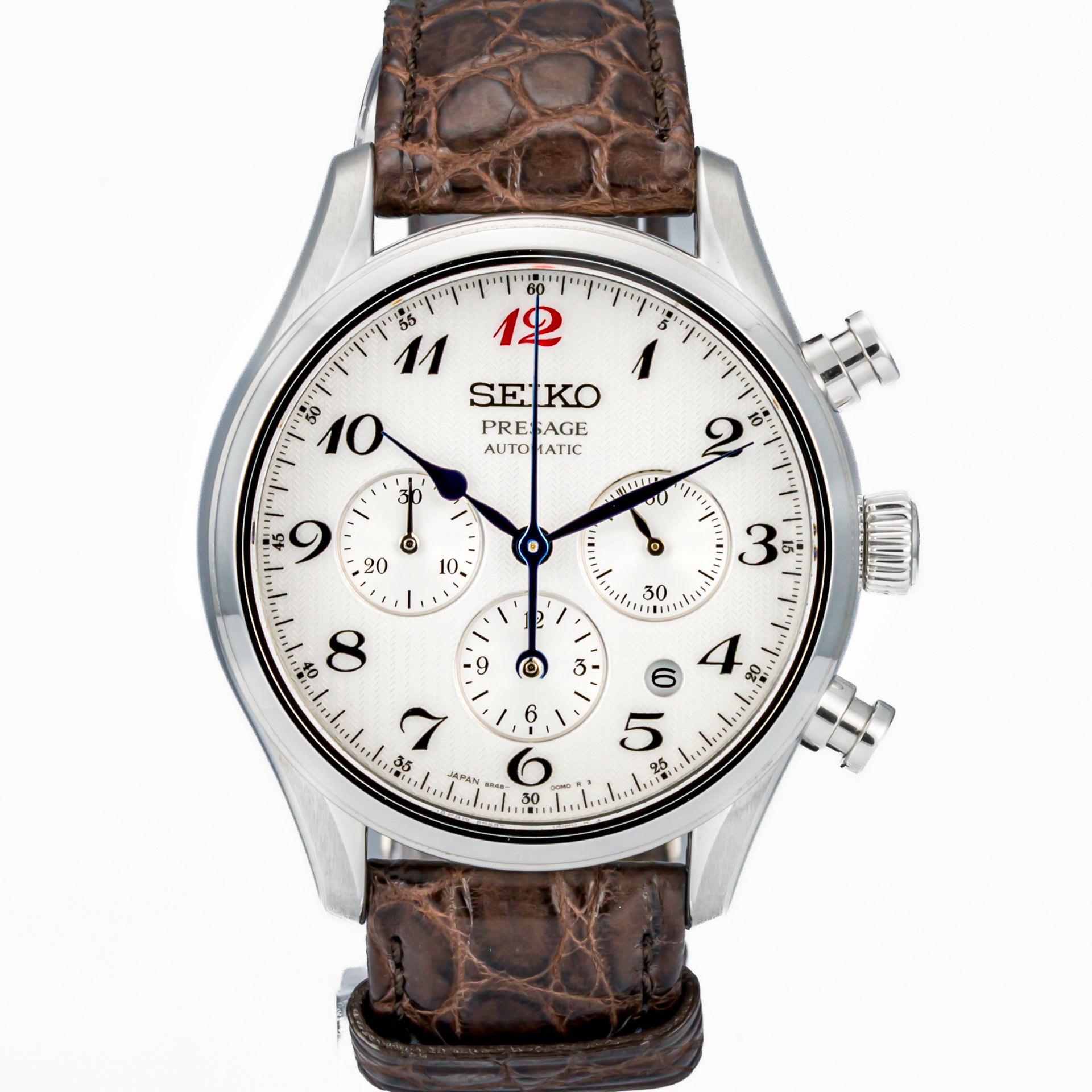 Seiko Presage Chronograph 42mm White Dial