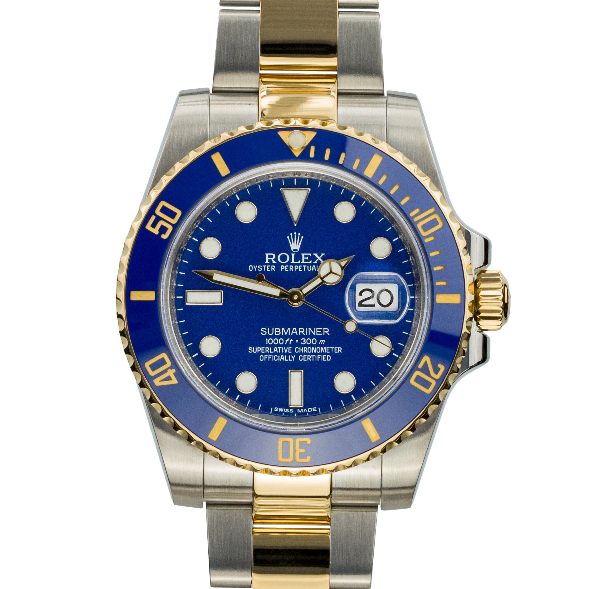 Rolex Submariner Date Steel & Yellow Gold 'Bluesy'