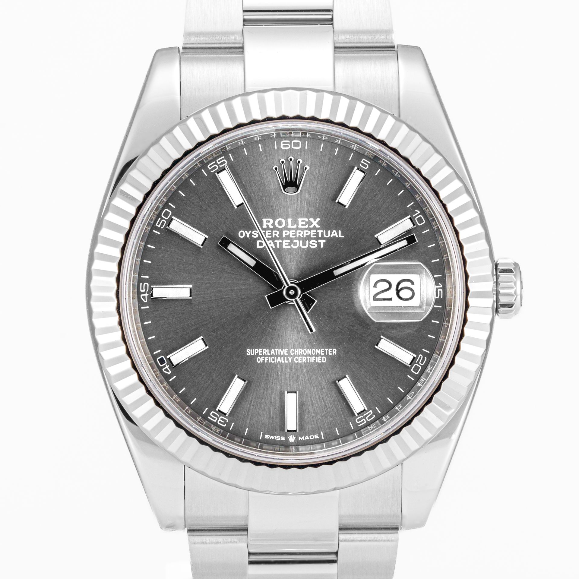 Datejust 41 Dark Rhodium Dial - Image 1