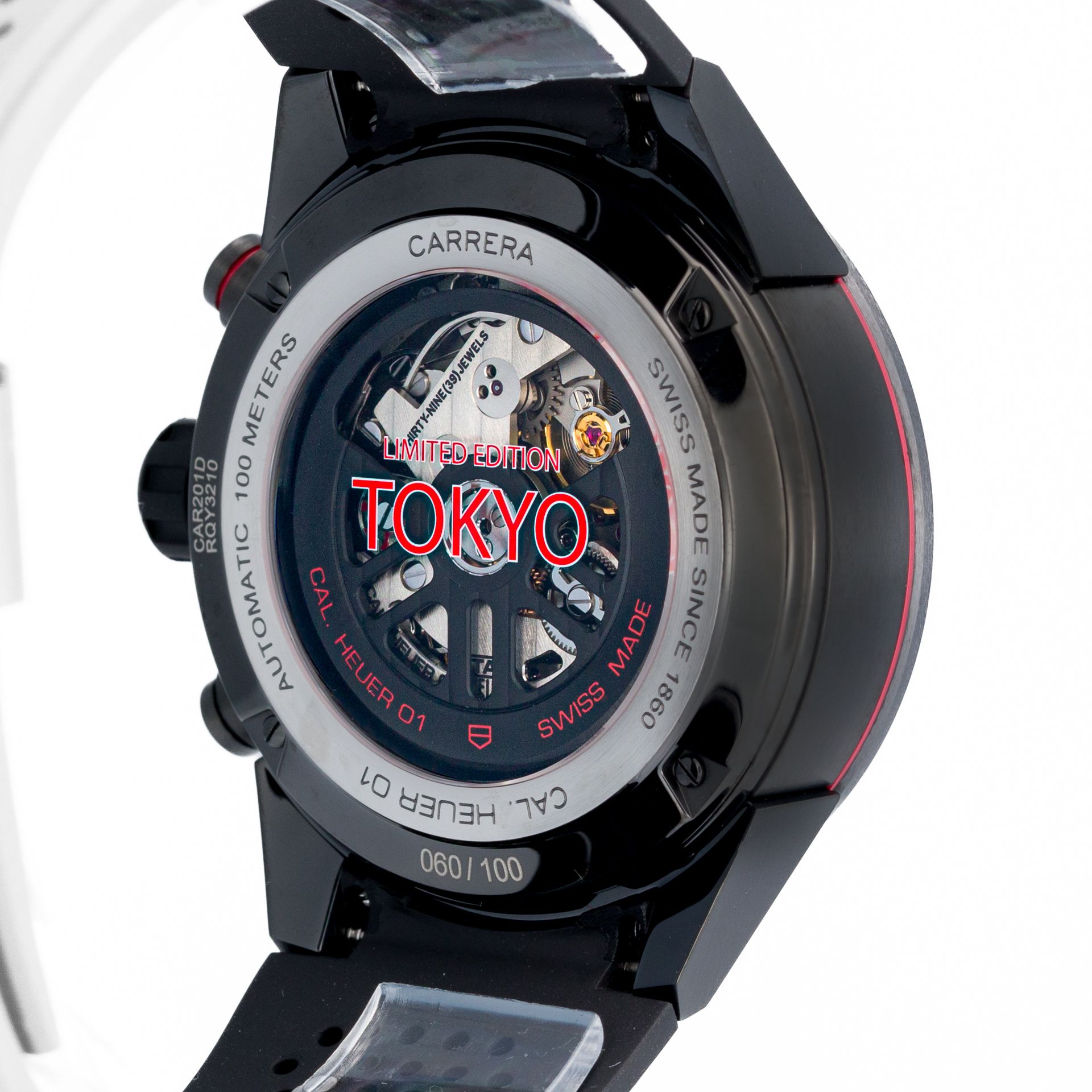 Carrera 01 Tokyo Limited Edition Ceramic Skeleton 43mm - Image 3