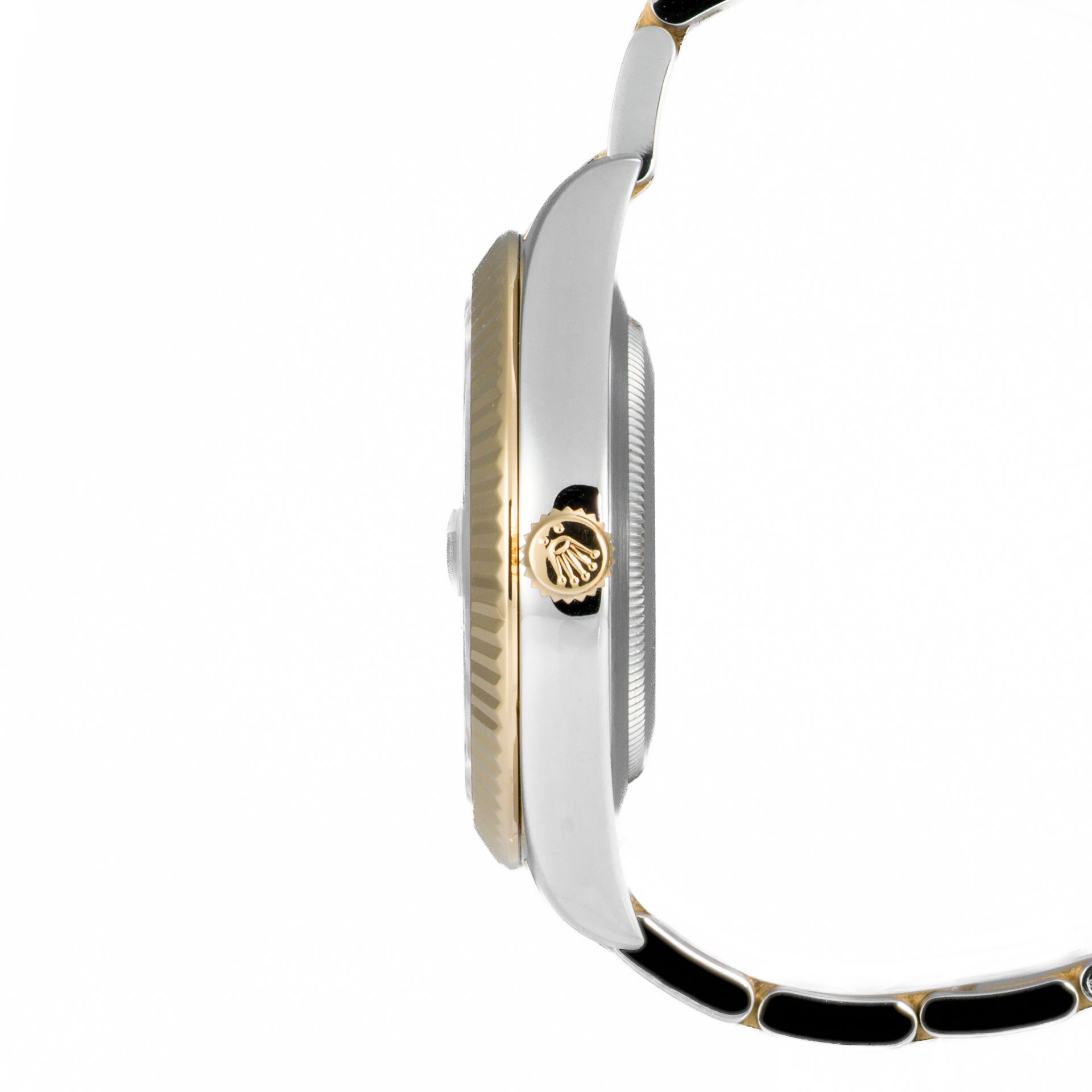 Datejust II 41mm Gold and Steel Black Roman Dial - Image 4