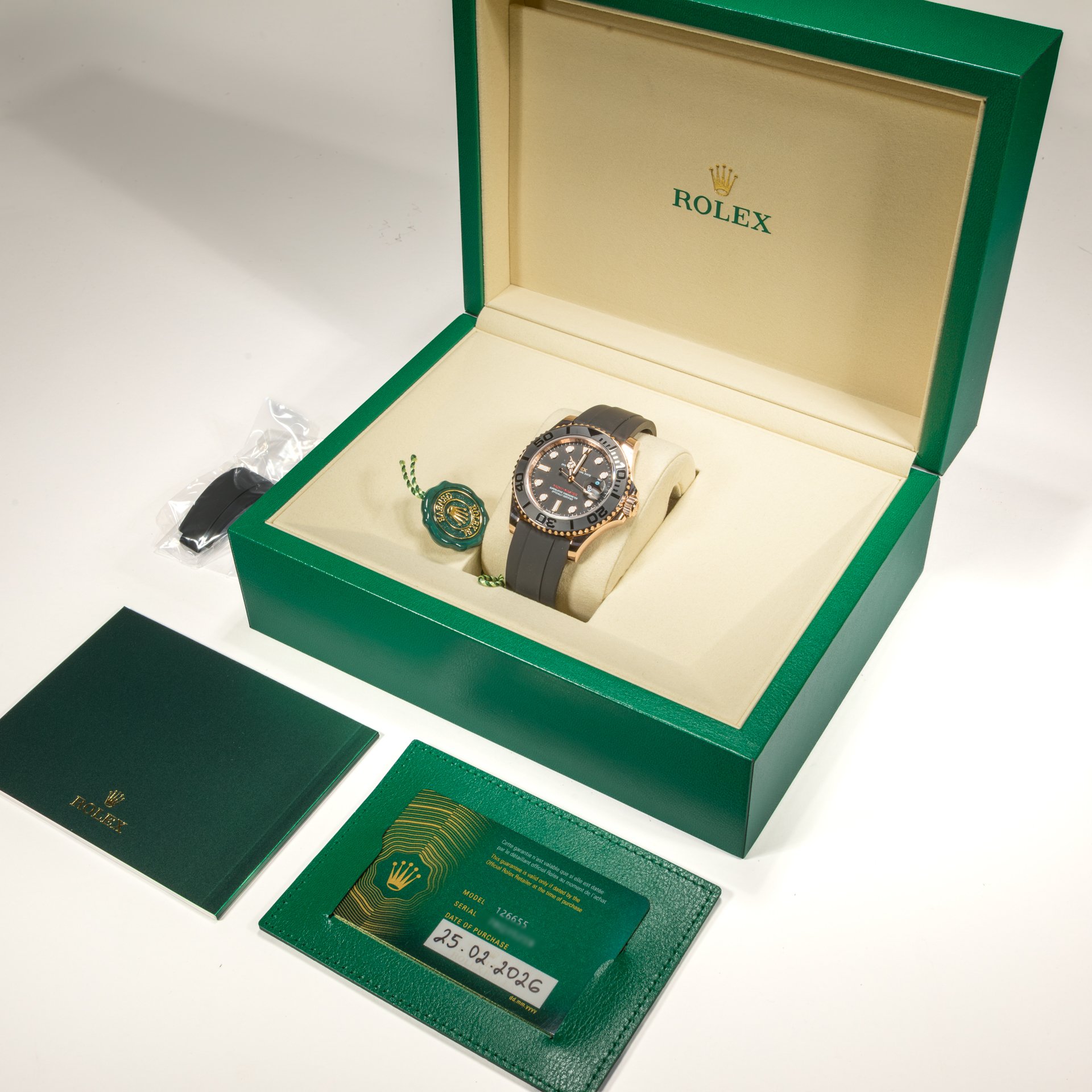 Rolex Yacht-Master 40mm Rose Gold Oysterflex - Image 2