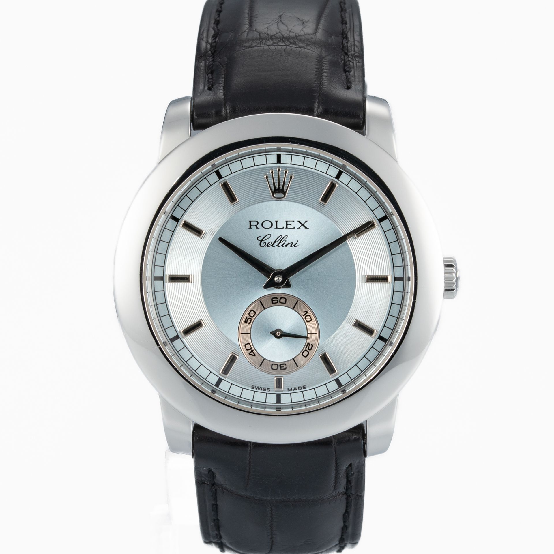 Cellini Cellinium 38mm Platinum Glacier Blue Dial - Image 1