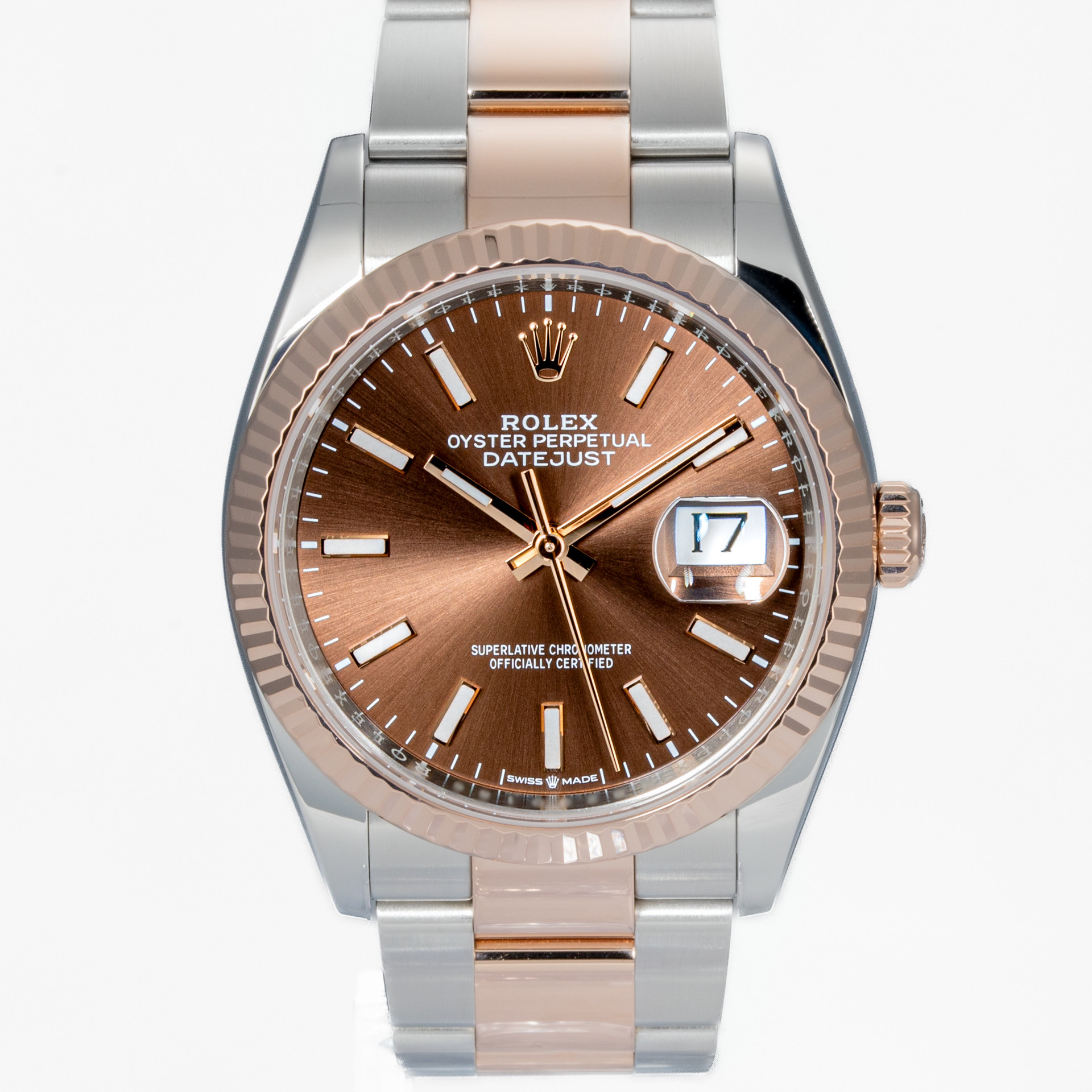 Datejust 36mm Steel & Rose Gold Chocolate dial - Image 1
