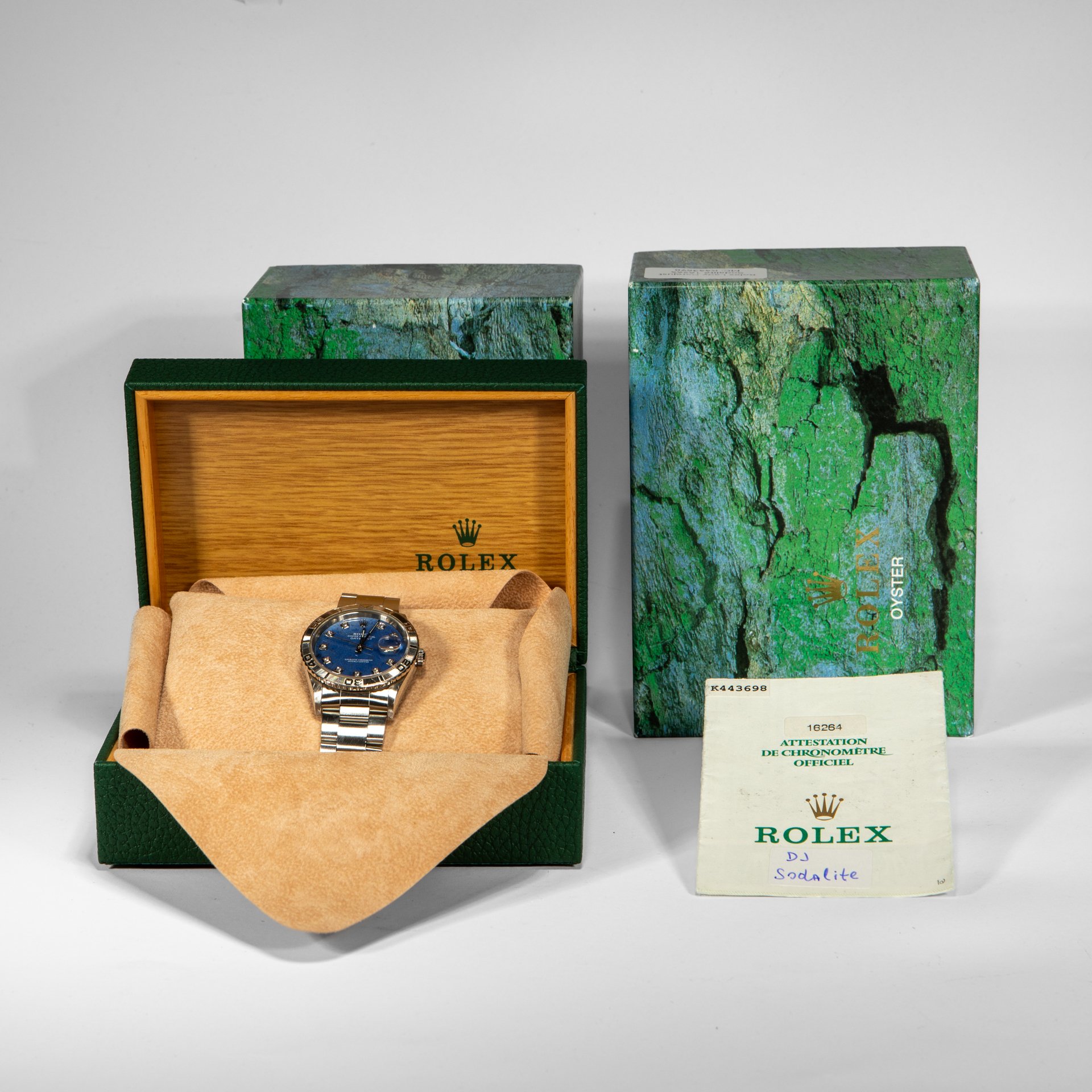 Rolex Datejust Turn-O-Graph 36 Sodalite Diamond Dial - Image 2
