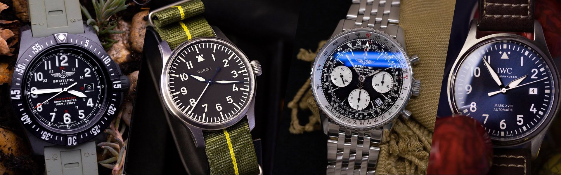 Pilot Watches - Experience the heritage of aviation timepieces with our pilot watch collection. Featuring robust construction, exceptional legibility, and precise functionality inspired by the golden age of flight.