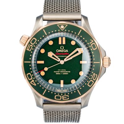 Omega Seamaster Diver 300M Bronze Gold on Titanium 210.90.42.20.10.001 - New/Mint condition, 2025