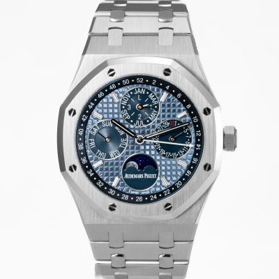 Audemars Piguet Royal Oak Perpetual Calendar Blue 26574ST.OO.1220ST.03 - Very Good condition, 2022