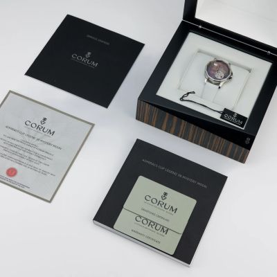 Corum Admiral's Cup Legend 38 Mystery Moon MoP dial 384.101.47/F149 AN01 - Alternate view