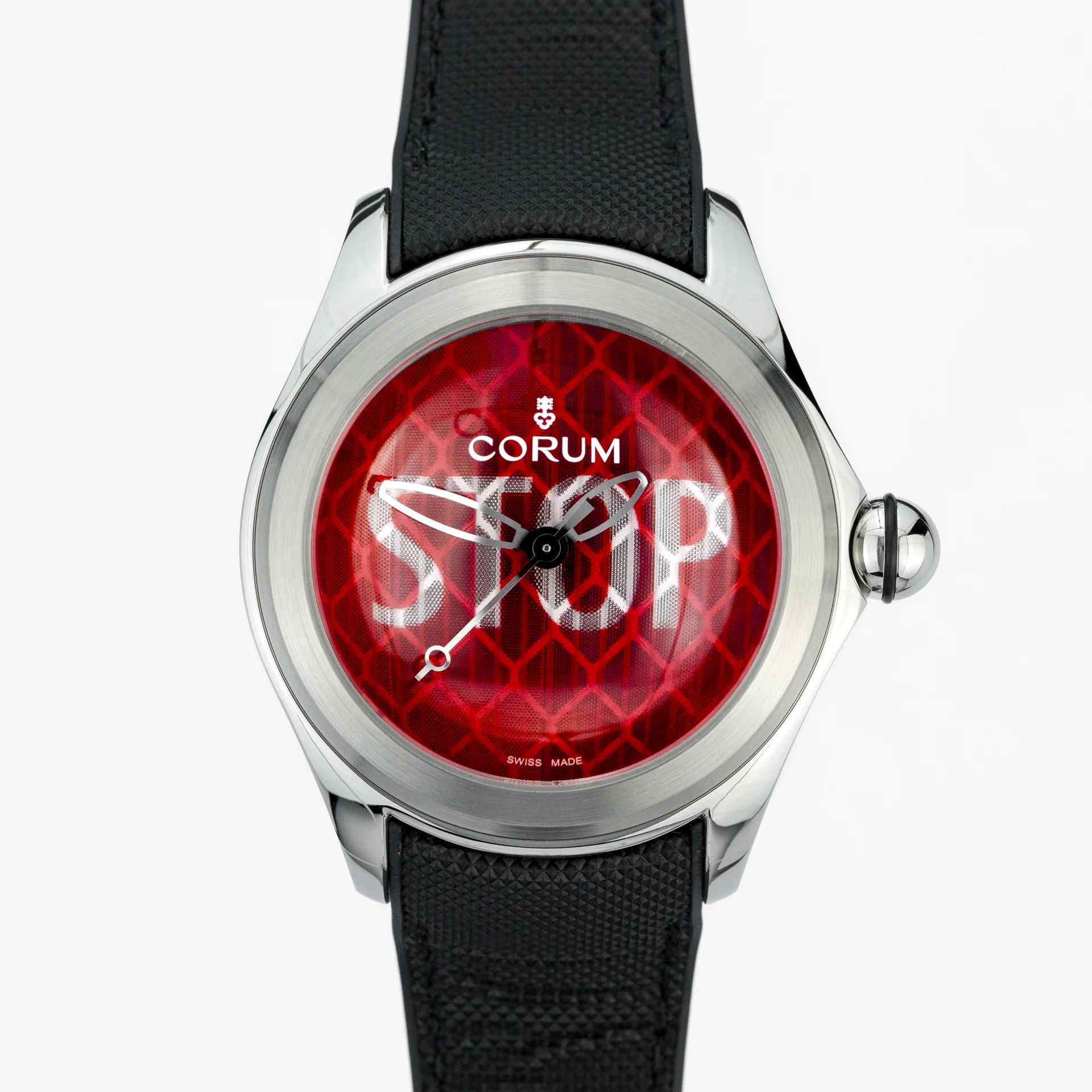 Corum Bubble 47 Stop 082.310.20/0601 ST01 Steel red