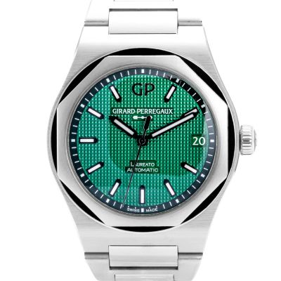 Girard-Perregaux Laureato 42mm Green dial 81010-11-3153-1CM - Very Good condition, 2023