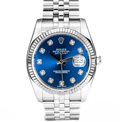 Rolex Datejust 36 Blue Diamond dial 116234-0142 - Very Good condition, 2016
